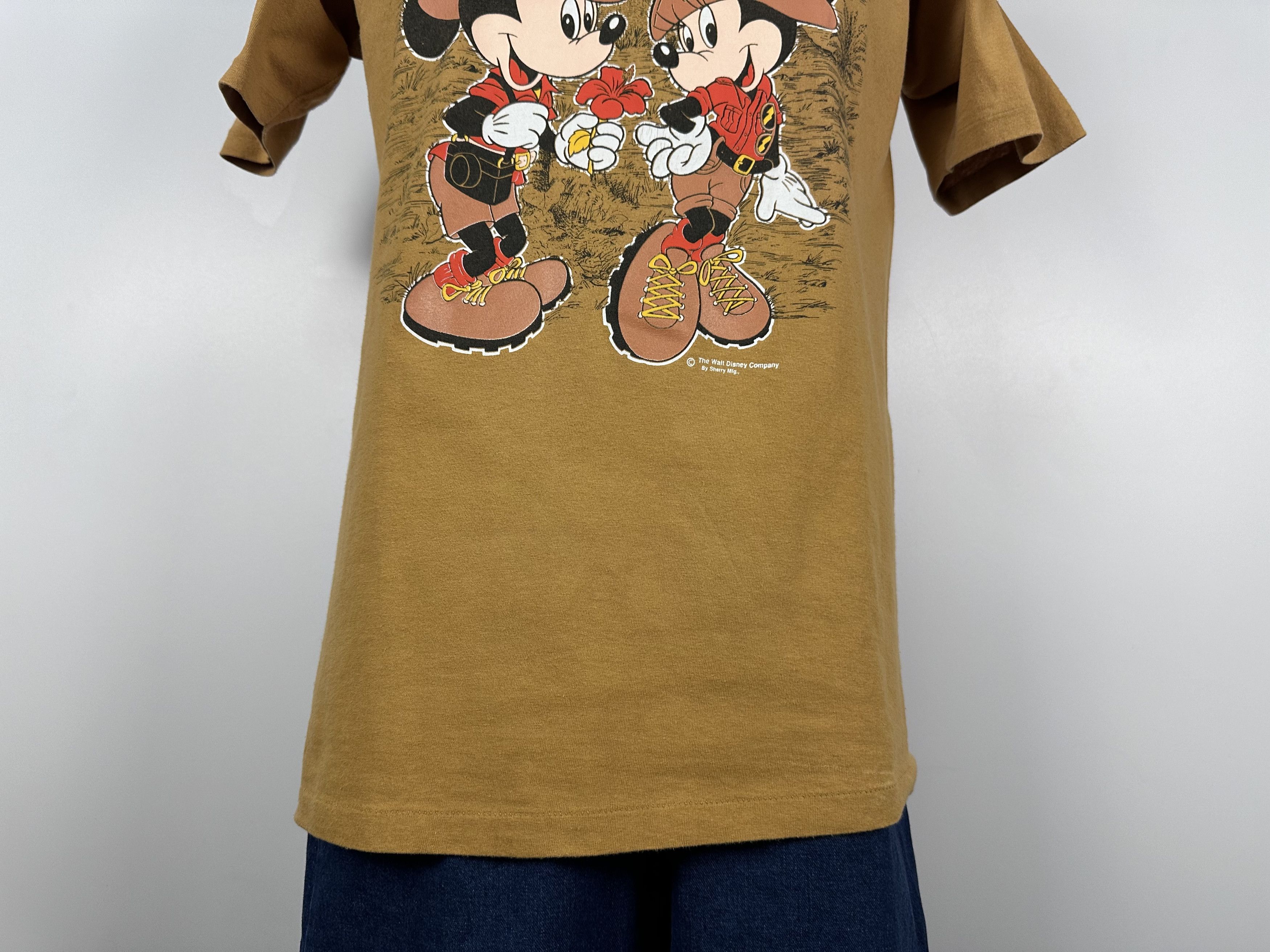 Disney × Mickey Mouse × Vintage Vintage Mickey Minnie Overland Disney 80’s T shirt USA Size US L / EU 52-54 / 3 - 5 Thumbnail