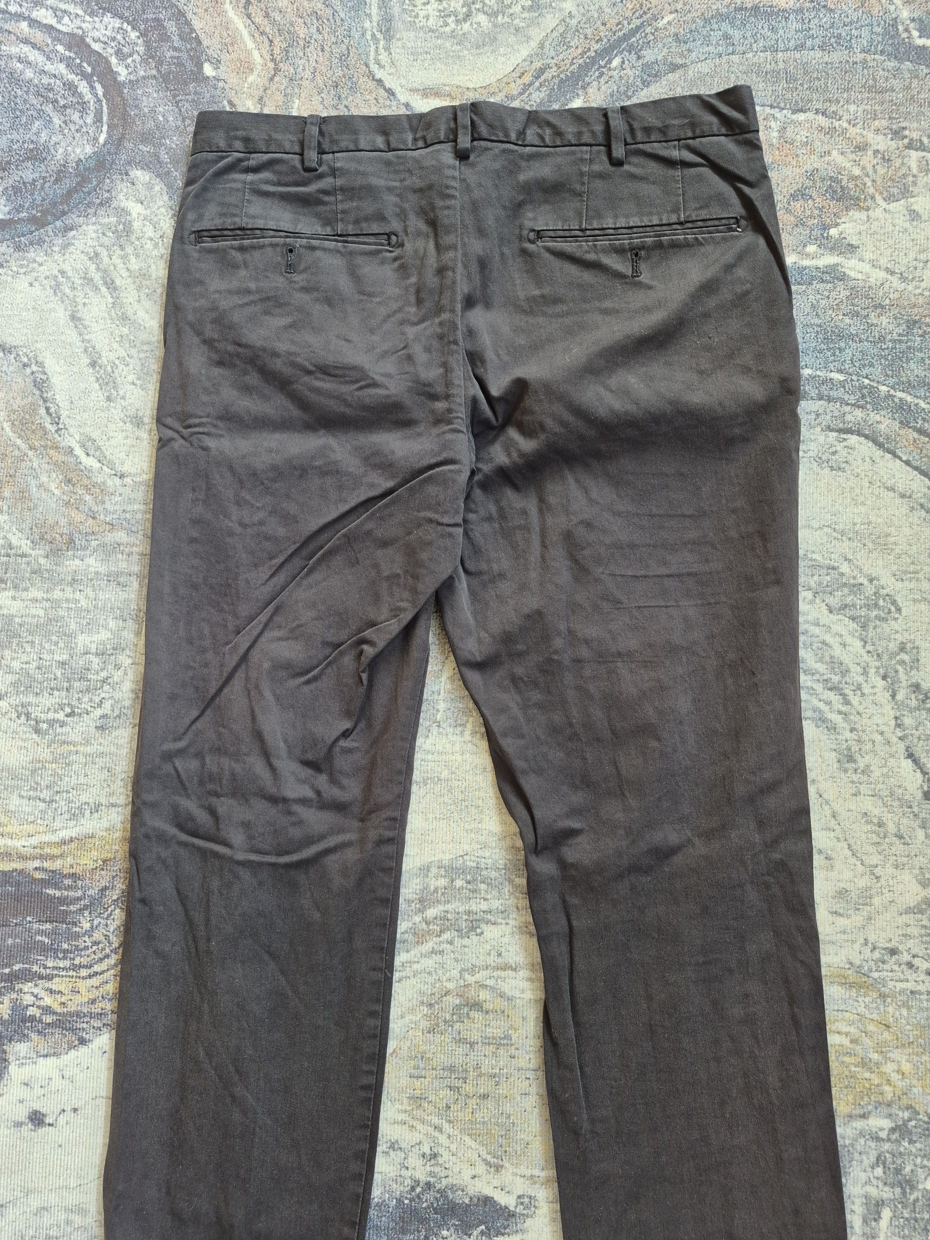Uniqlo 🔥 Uniqlo Black Cotton Long Pants Size US 34 / EU 50 - 5 Thumbnail
