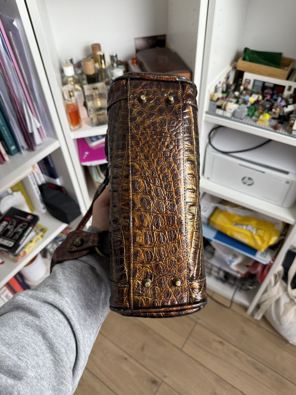 Japanese Brand VIntage y2k leather shoulder hand bag avantgarde opium retro Size ONE SIZE - 3 Thumbnail