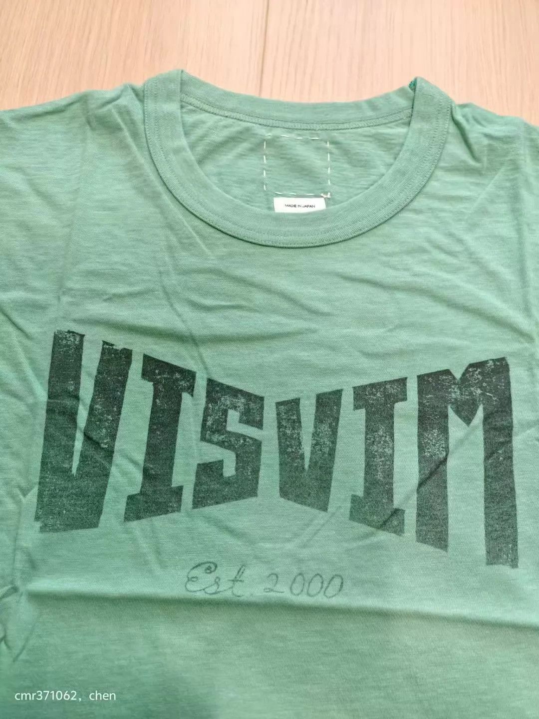 Visvim visvim 24ss heritage tee yellow/white/lt green 2,3,4 1-wash Size US M / EU 48-50 / 2 - 6 Thumbnail