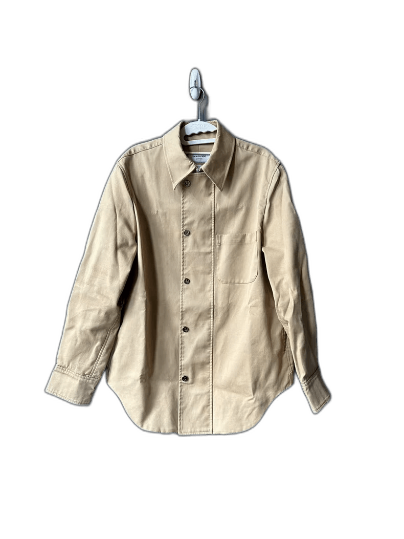 Thom Browne Thom Browne Khaki Work Zip Shirt Jacket Size US M / EU 48-50 / 2 - 1 Thumbnail