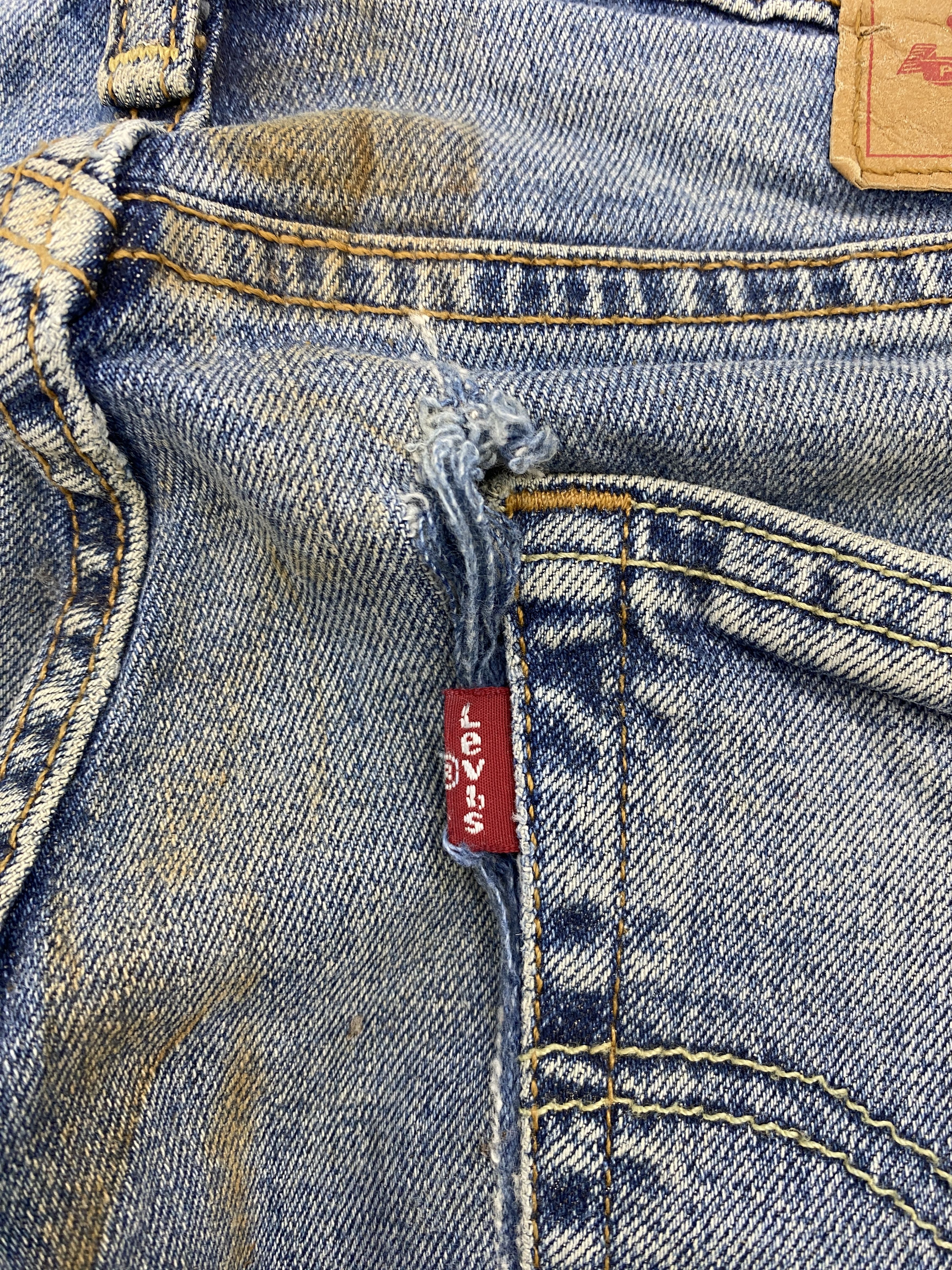 Levi's Vintage Distressed Levis 511 Faded Blue Jeans S0033 28x29 Size US 28 / EU 44 - 6 Thumbnail