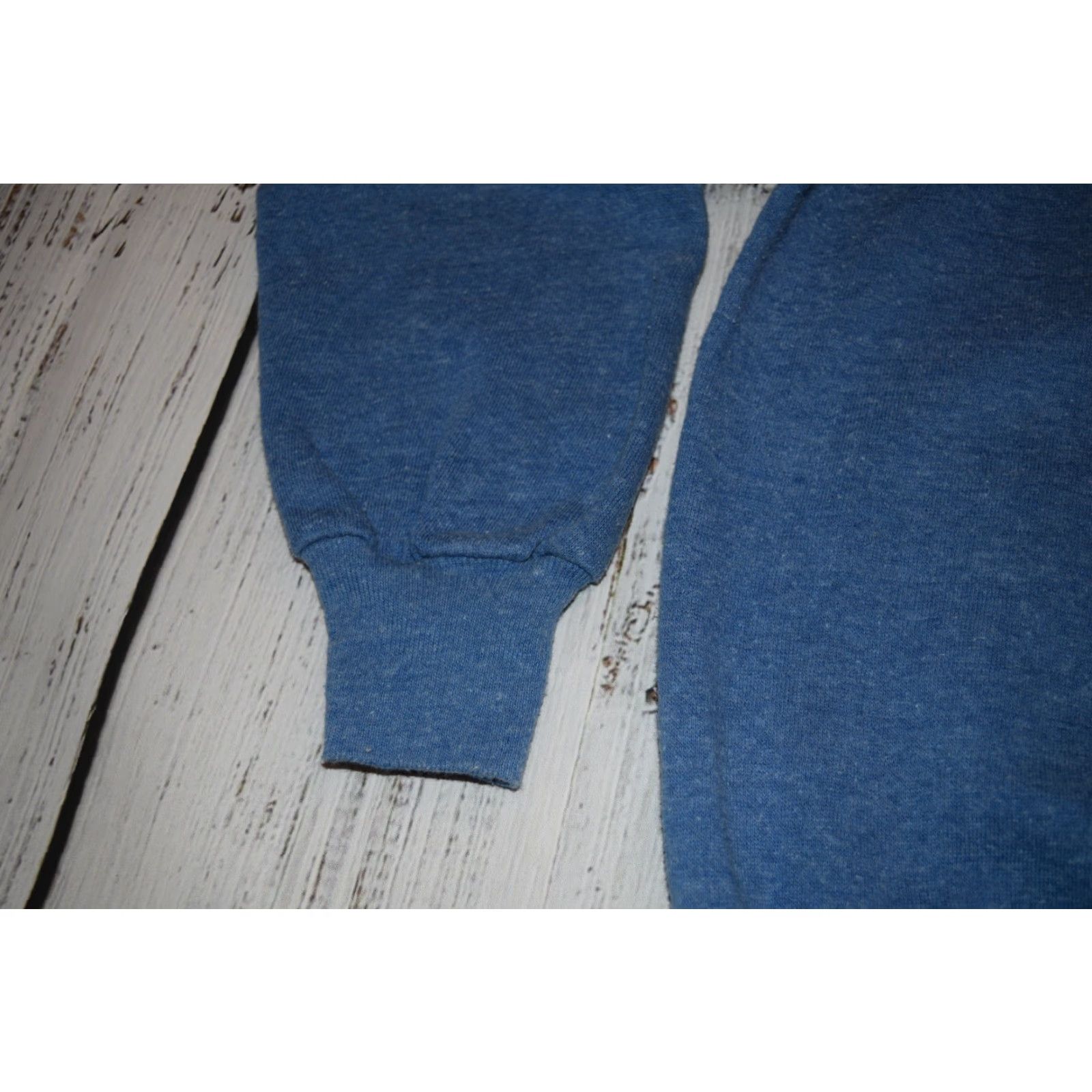 Vintage VINTAGE 70s SCREEN STARS WHITETAIL DEER CREWNECK SWEATSHIRT Men's Medium Blue Graphic Outdoor Size US M / EU 48-50 / 2 - 4 Thumbnail