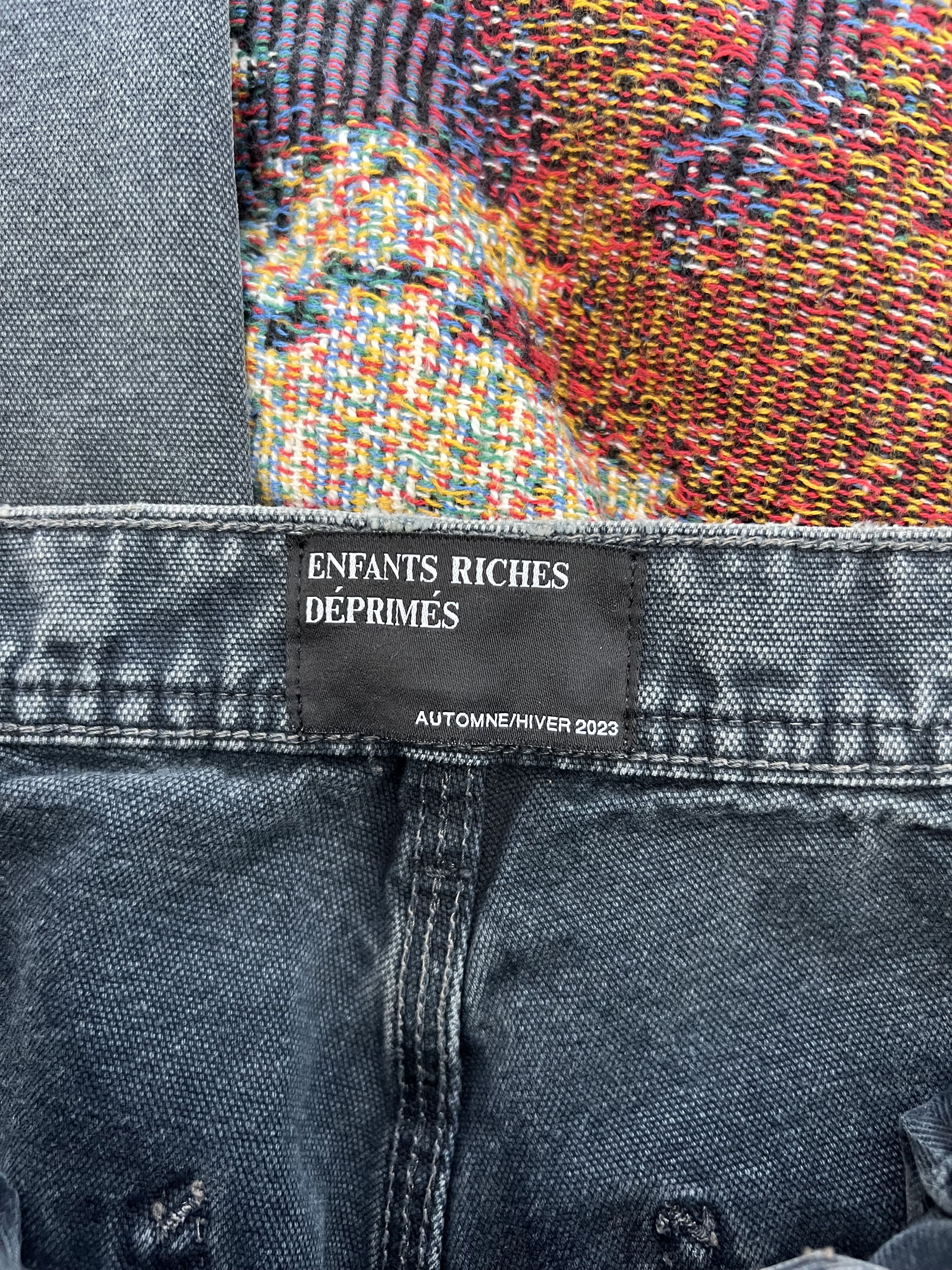 Enfants Riches Deprimes Enfants Riches Deprimes Paint Pants in Black Size US 30 / EU 46 - 9 Thumbnail