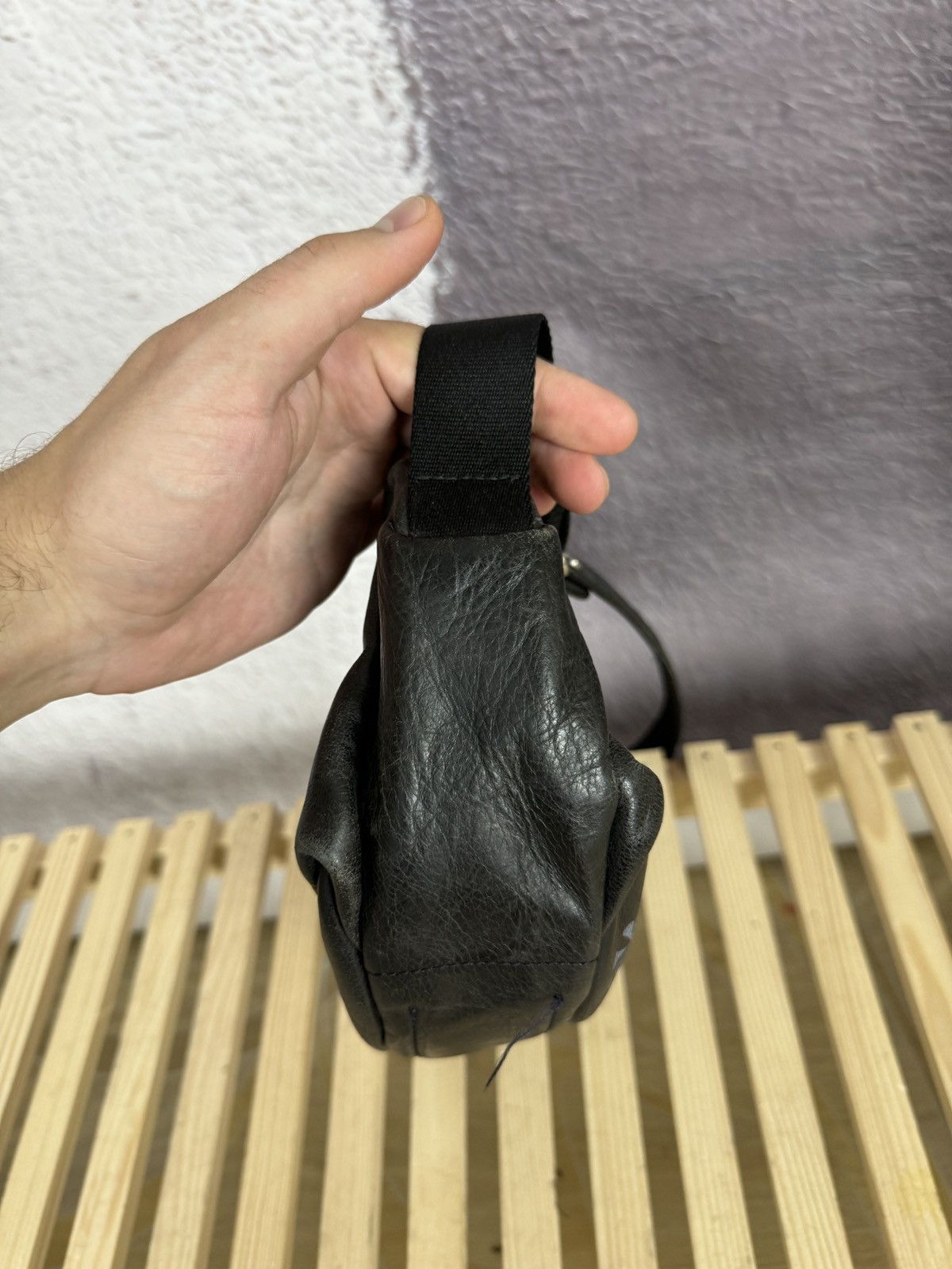 Mandarina Duck Mandarina Duck black leather printed shoulder crossbody bag Size ONE SIZE - 11 Thumbnail