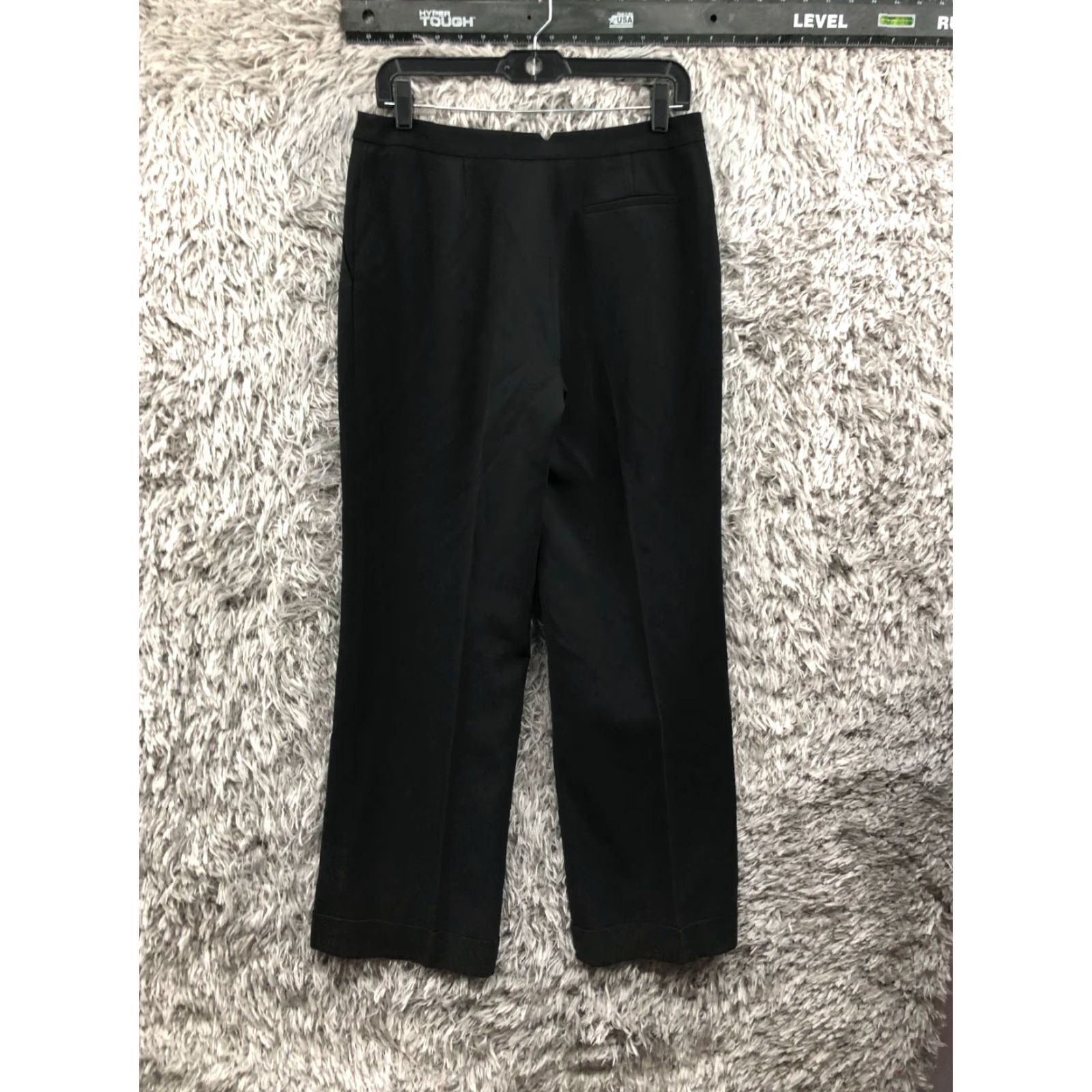 Ann Taylor Ann Taylor Womens Straight Black Slack Pants Size 6 Mid Rise Hook Eye Size 28" / US 6 / IT 42 - 5 Thumbnail