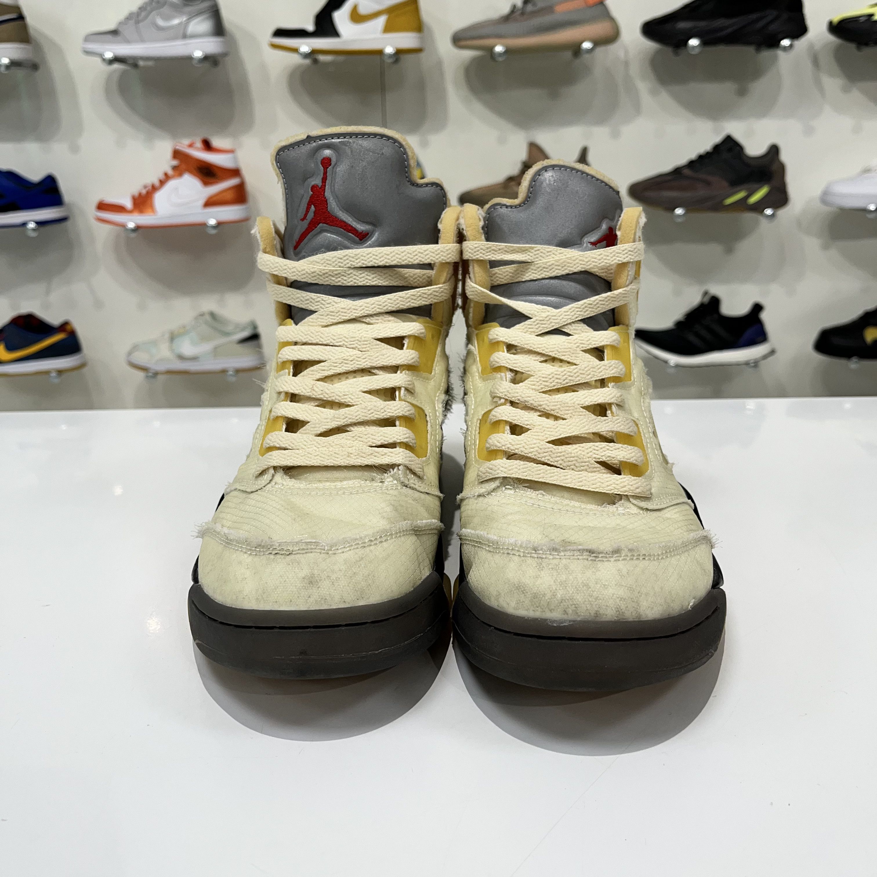 Nike × Off-White Air Jordan 5 Retro x Off-White Sail Size US 11 / EU 44 - 9 Thumbnail