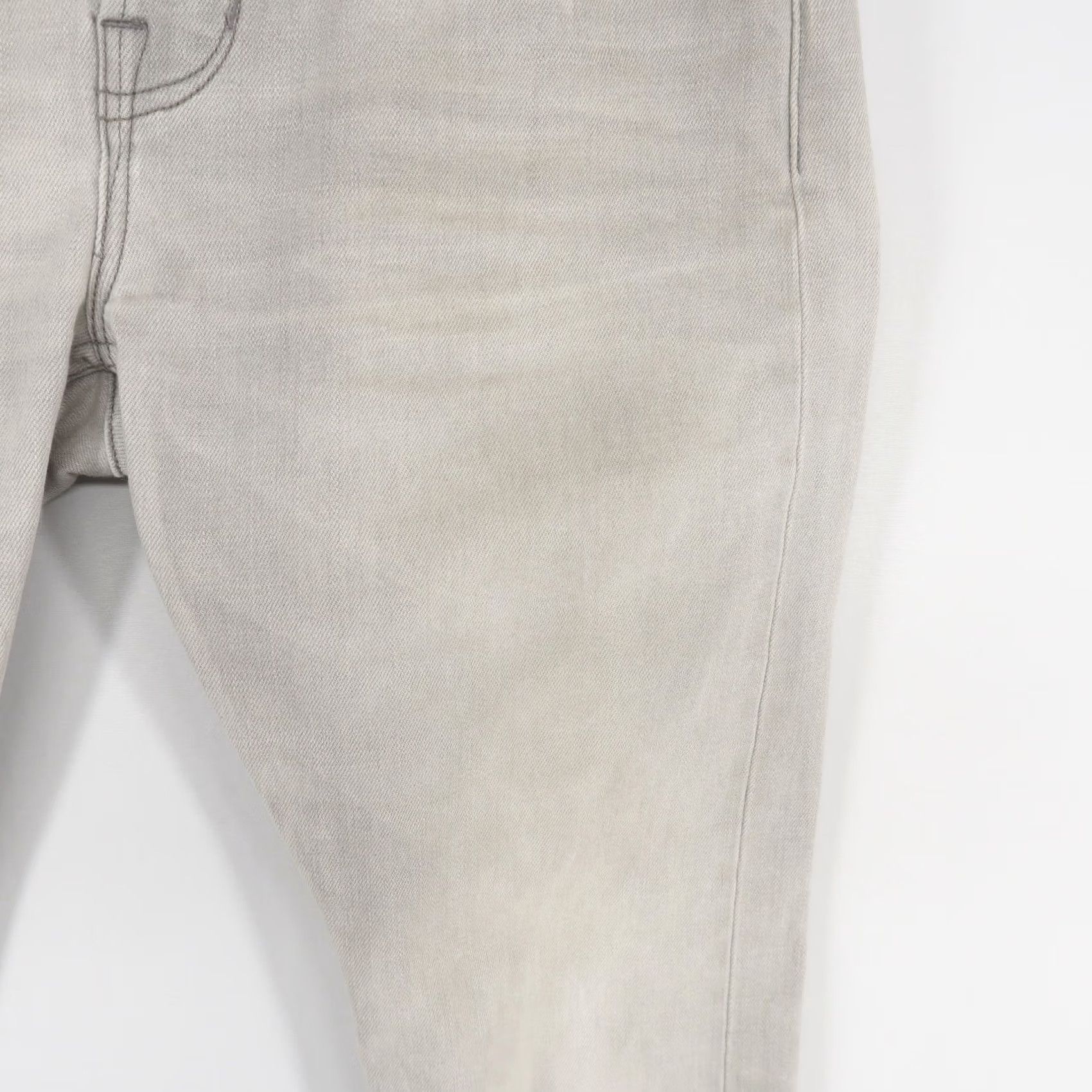 Allsaints AllSaints Jeans Mens 32 Gray Skinny Tapered Button Fly Stretch Denim Size US 32 / EU 48 - 3 Thumbnail