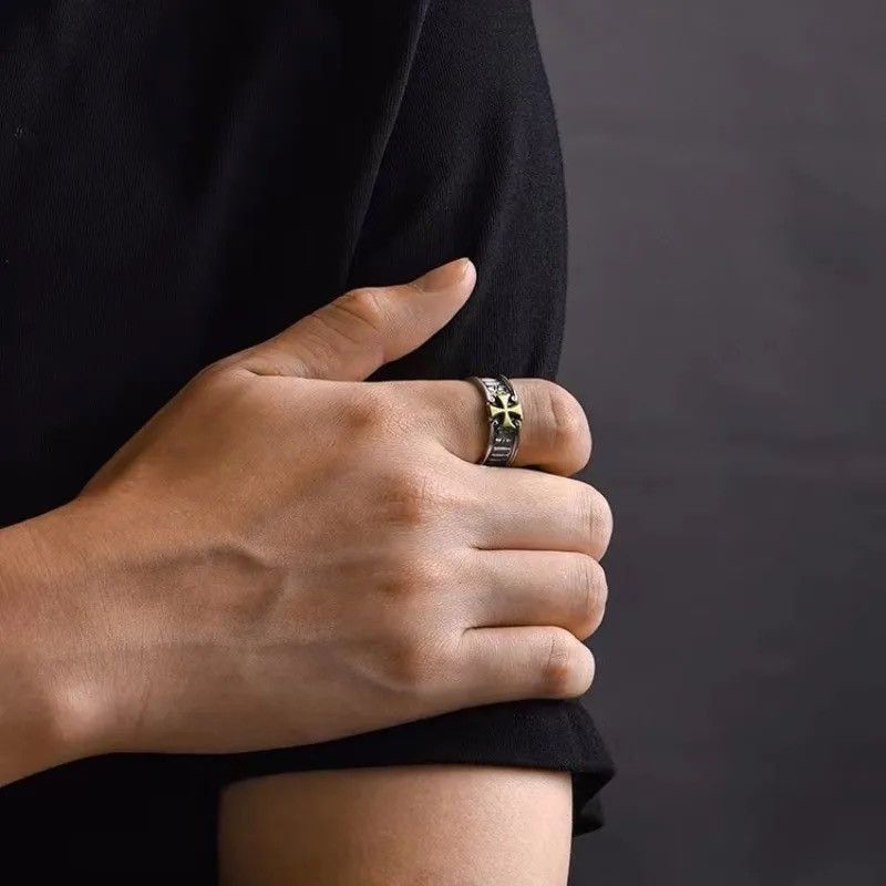 Jewelry × Vintage Vintage Cross Ring Size ONE SIZE - 4 Thumbnail