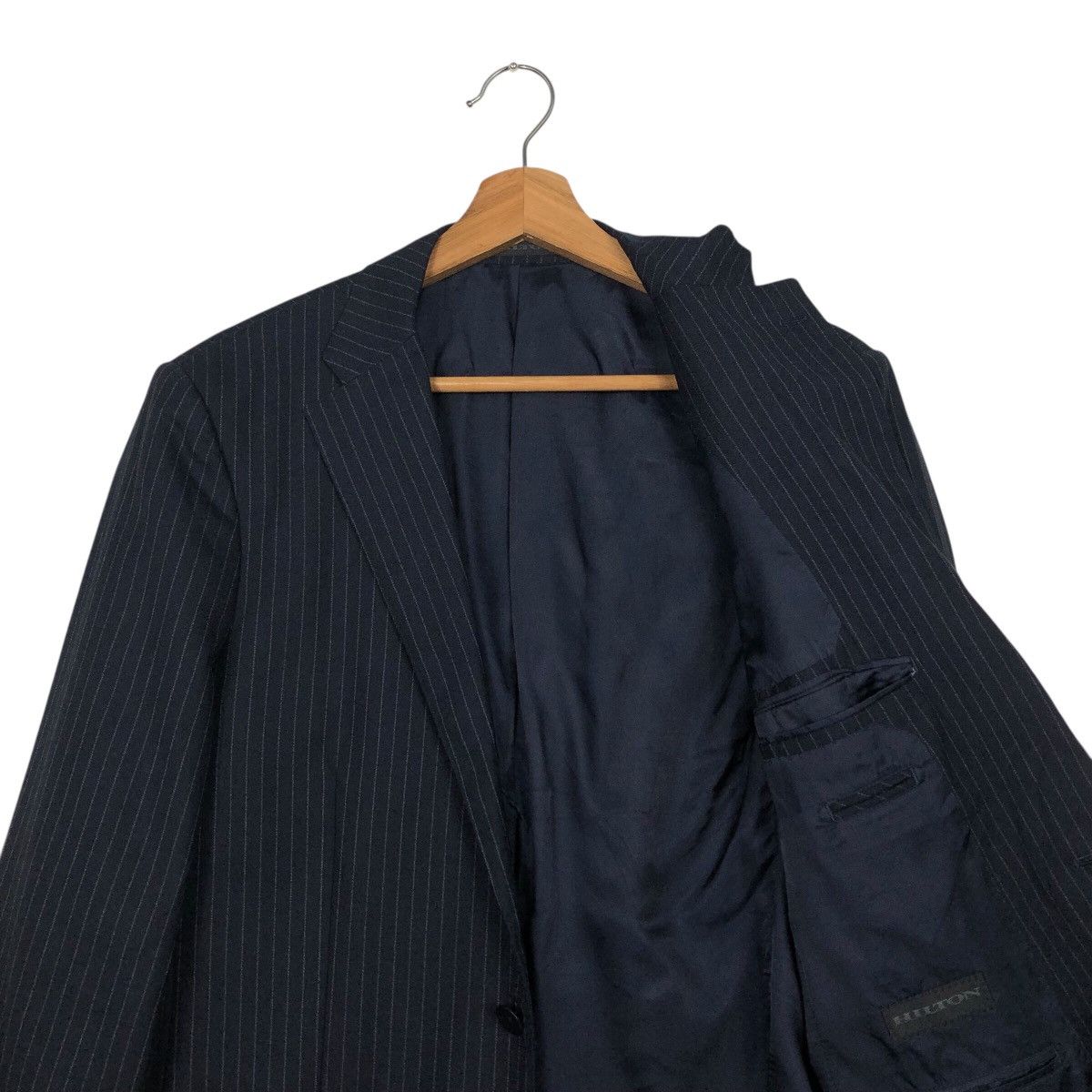 Vintage 📌Vintage Striped Hickory Coats Jacket Hilton Double Breast Size US M / EU 48-50 / 2 - 13 Thumbnail