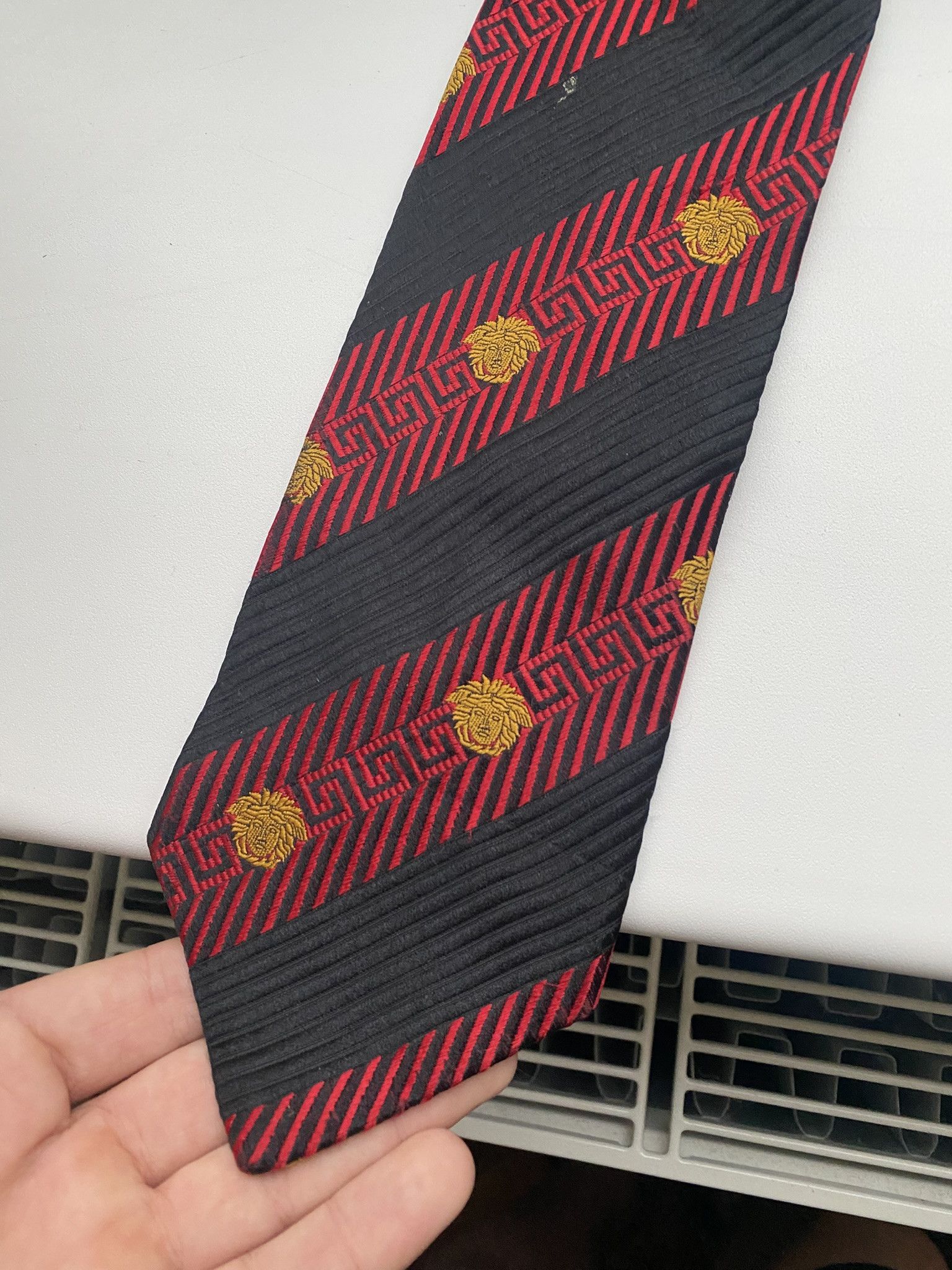Designer × Versace Gianni Versace Silk Tie Made In Italy Size ONE SIZE - 3 Thumbnail