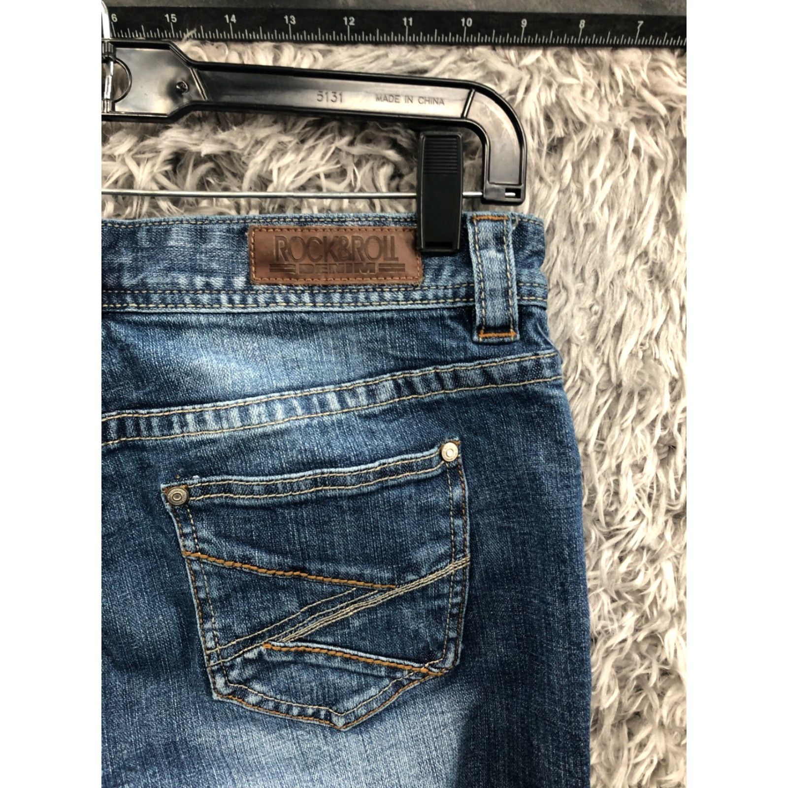 Vintage Rock & Roll Cowgirl Jeans Boyfriend Crop Size 27 Womens Medium Blue Size 27" / US 4 / IT 40 - 6 Thumbnail