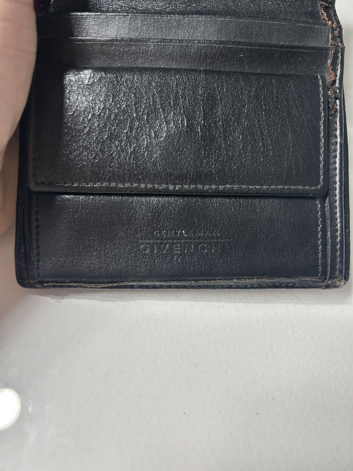 Givenchy Givenchy Black Leather Bifold Wallet Size ONE SIZE - 3 Thumbnail