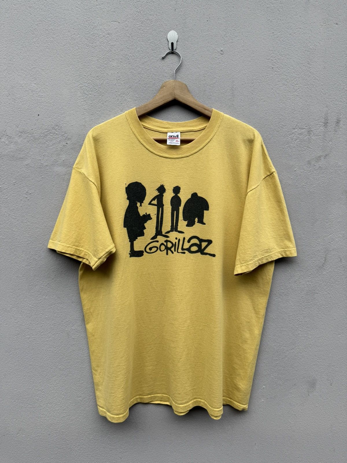 Band Tees Vintage 2000s GORILLAZ Rare XL Anvil Band Tee Size US XL / EU 56 / 4 - 1 Thumbnail