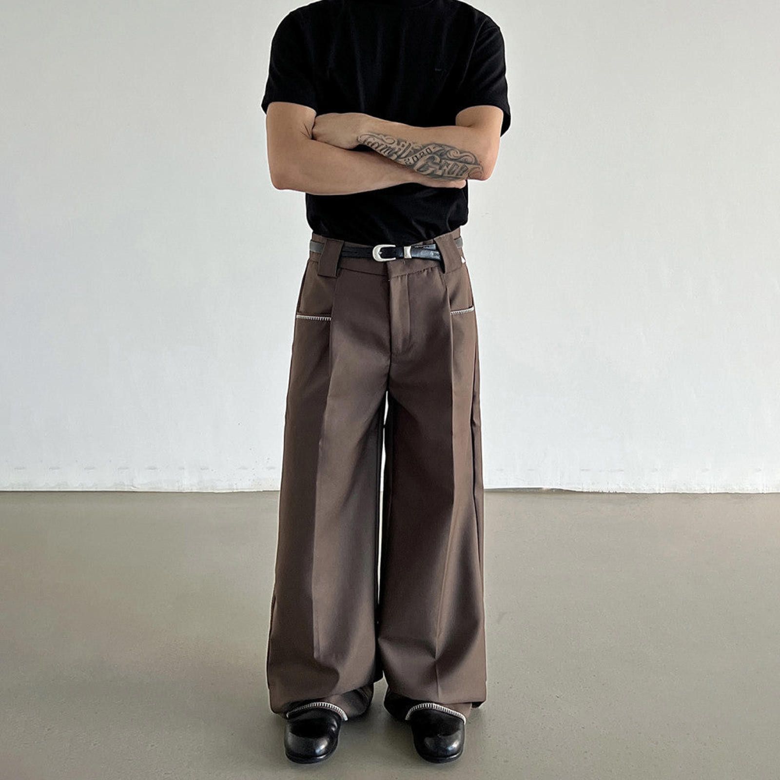 Other Wide-Leg Trousers with Contrast Detail Size US 28 / EU 44 - 3 Thumbnail