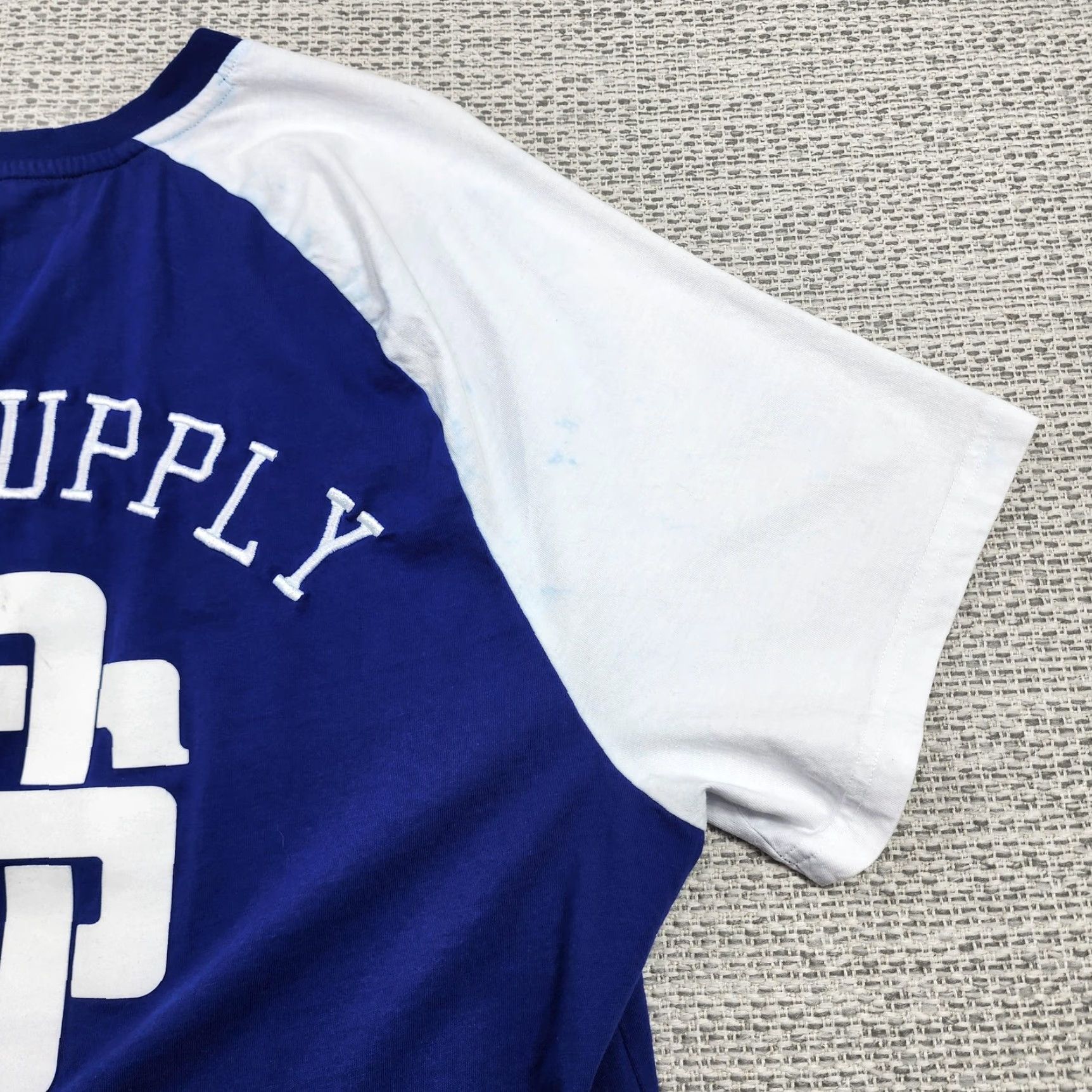 Vintage Dogg Supply Shirt Mens 2XL Blue White Raglan Baseball Snoop Dogg California Los Angeles Crew Neck Short Sleeve Graphic Print Tee Womens/ Mens Size US XXL / EU 58 / 5 - 3 Thumbnail
