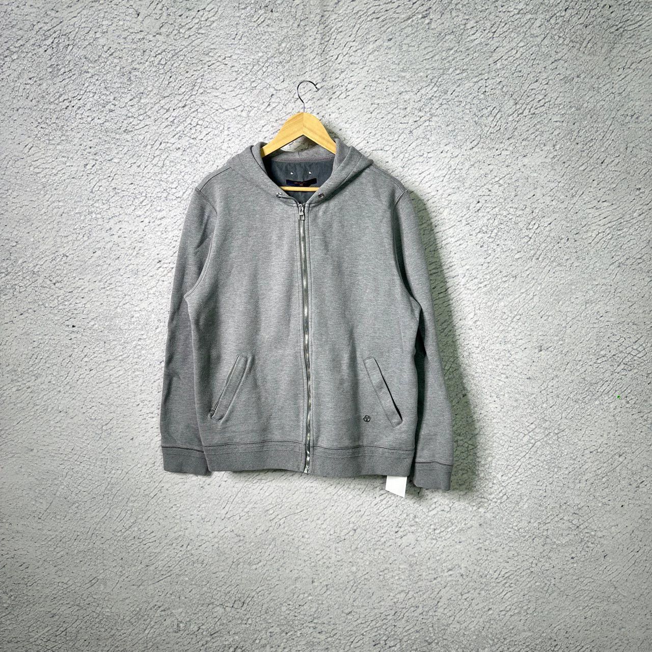 Louis Vuitton gray zip-up hooded jacket by louis vuitton Size US XXL / EU 58 / 5 - 1 Thumbnail