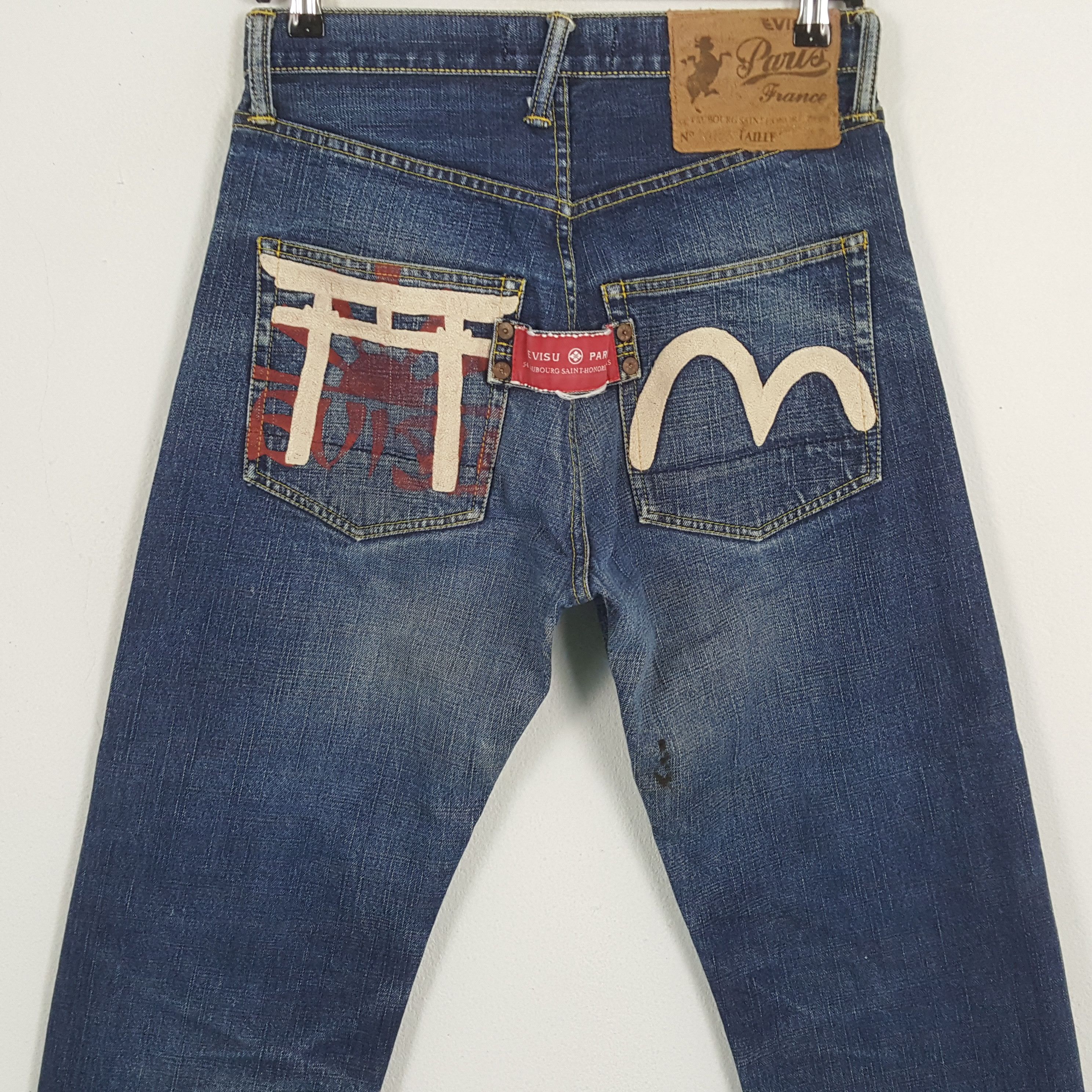Evisu × Japanese Brand × Vintage EVISU Japanese Brand Fashion Style Custom Daicock Jeans Size US 28 / EU 44 - 5 Thumbnail