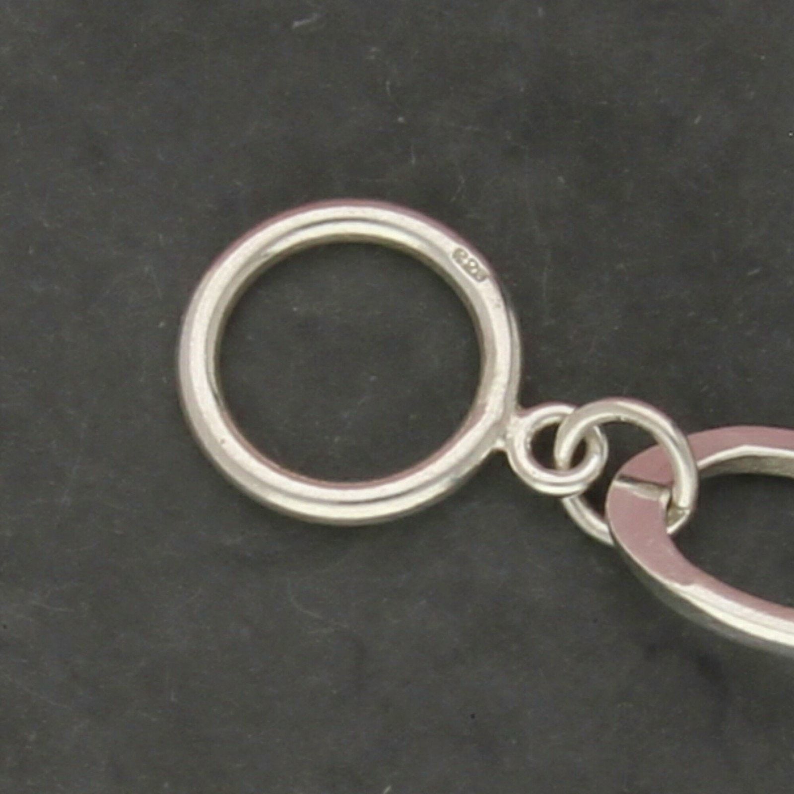 Sterling Silver sterling silver oval link chain toggle bracelet size 6in Size ONE SIZE - 3 Thumbnail