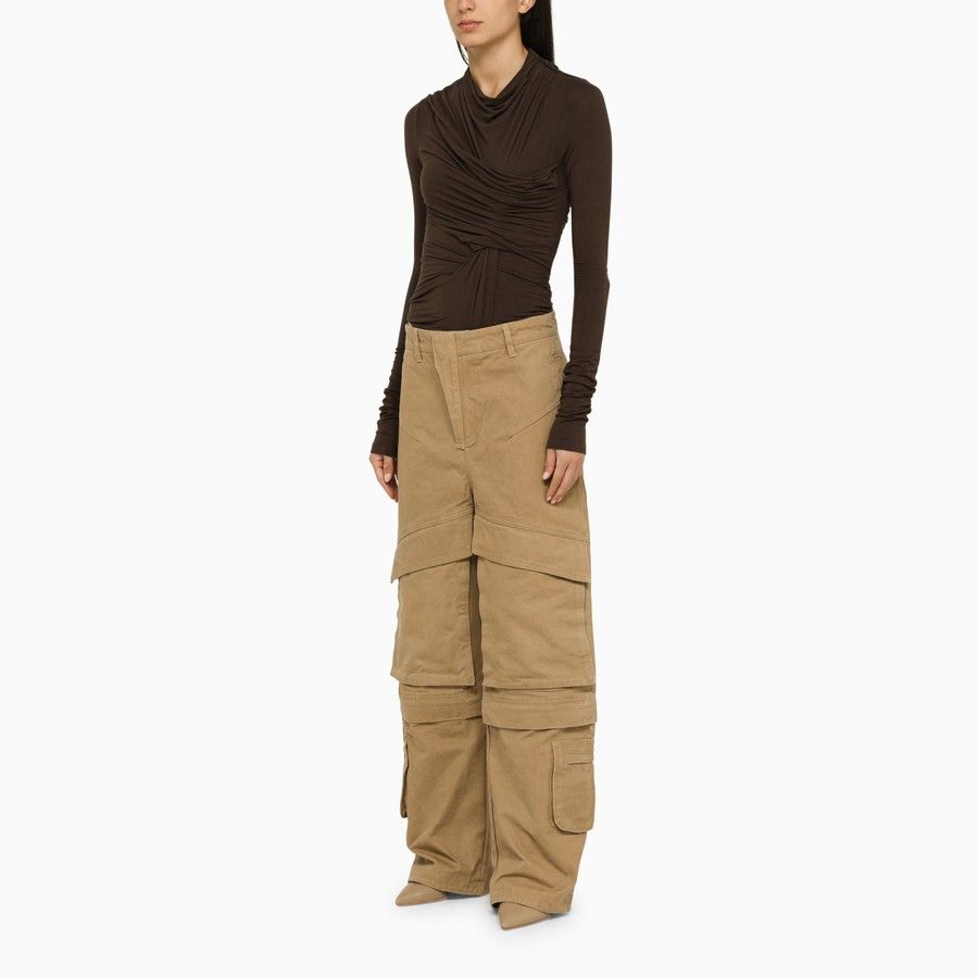 Entire Studios o1d2blof0824 Cargo Trouser in Beige Size 28" / US 6 / IT 42 - 2 Thumbnail
