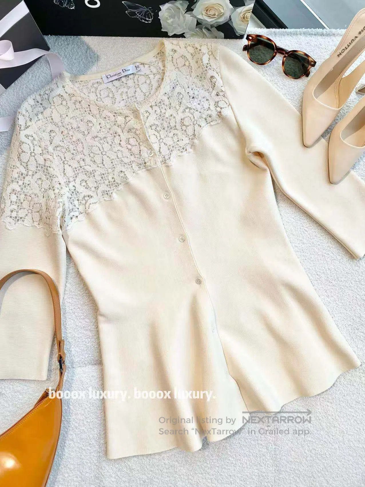 Dior Dior Lace knit cardigan| Size XS / US 0-2 / IT 36-38 - 1 Thumbnail