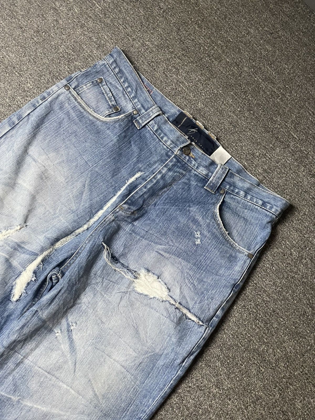 Karl Kani × Vintage Vintage KARL KANI Distressed Denim Ripped Jeans (111) Size US 37 - 4 Thumbnail