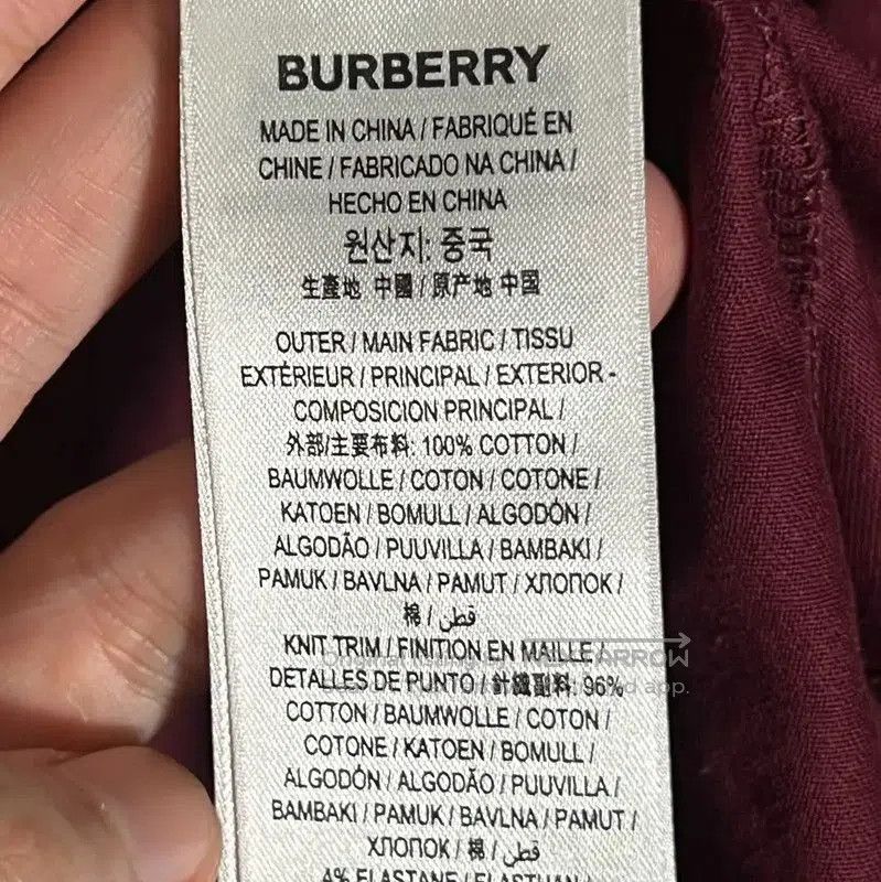 Burberry Burberry Men's Fuchsia Cotton T-Shirt. Size US L / EU 52-54 / 3 - 4 Thumbnail