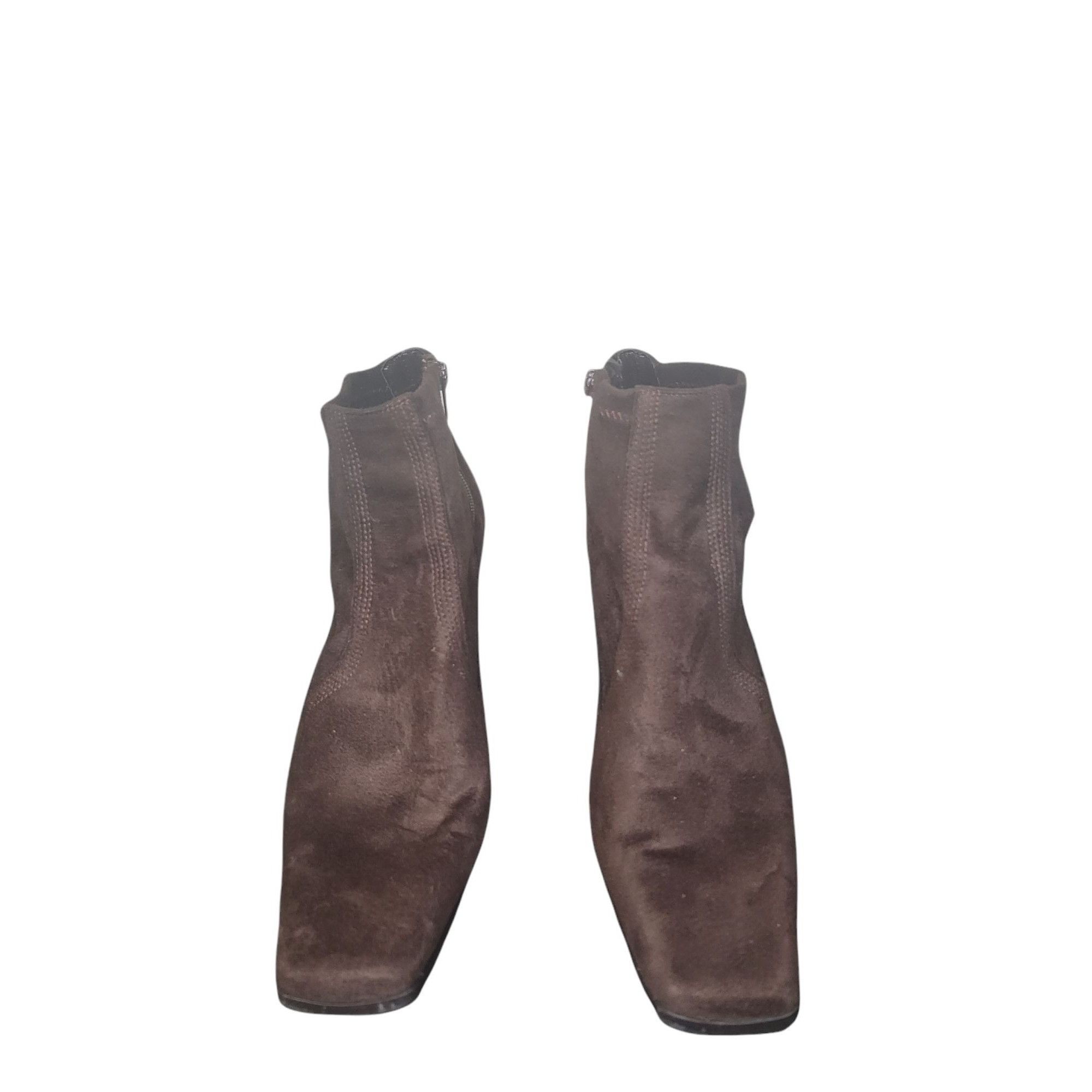 Franco Sarto Franco Sarto Ankle Boots Women Sz 7 Suede Zip Up Winter Boho Size US 7 / IT 37 - 2 Thumbnail