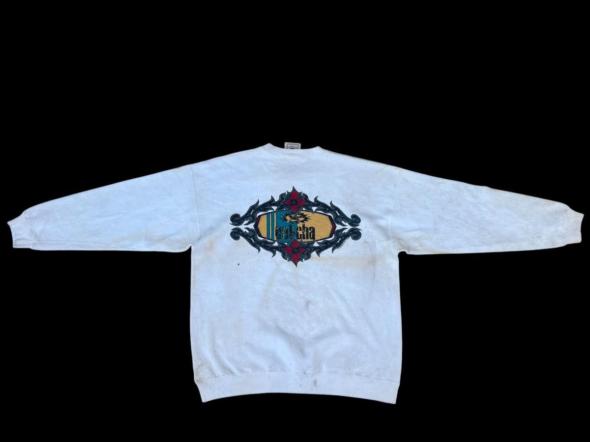 Gotcha Ageing Dirty Stains Vintage 90s Gotcha Sweatshirt Size US L / EU 52-54 / 3 - 13 Thumbnail