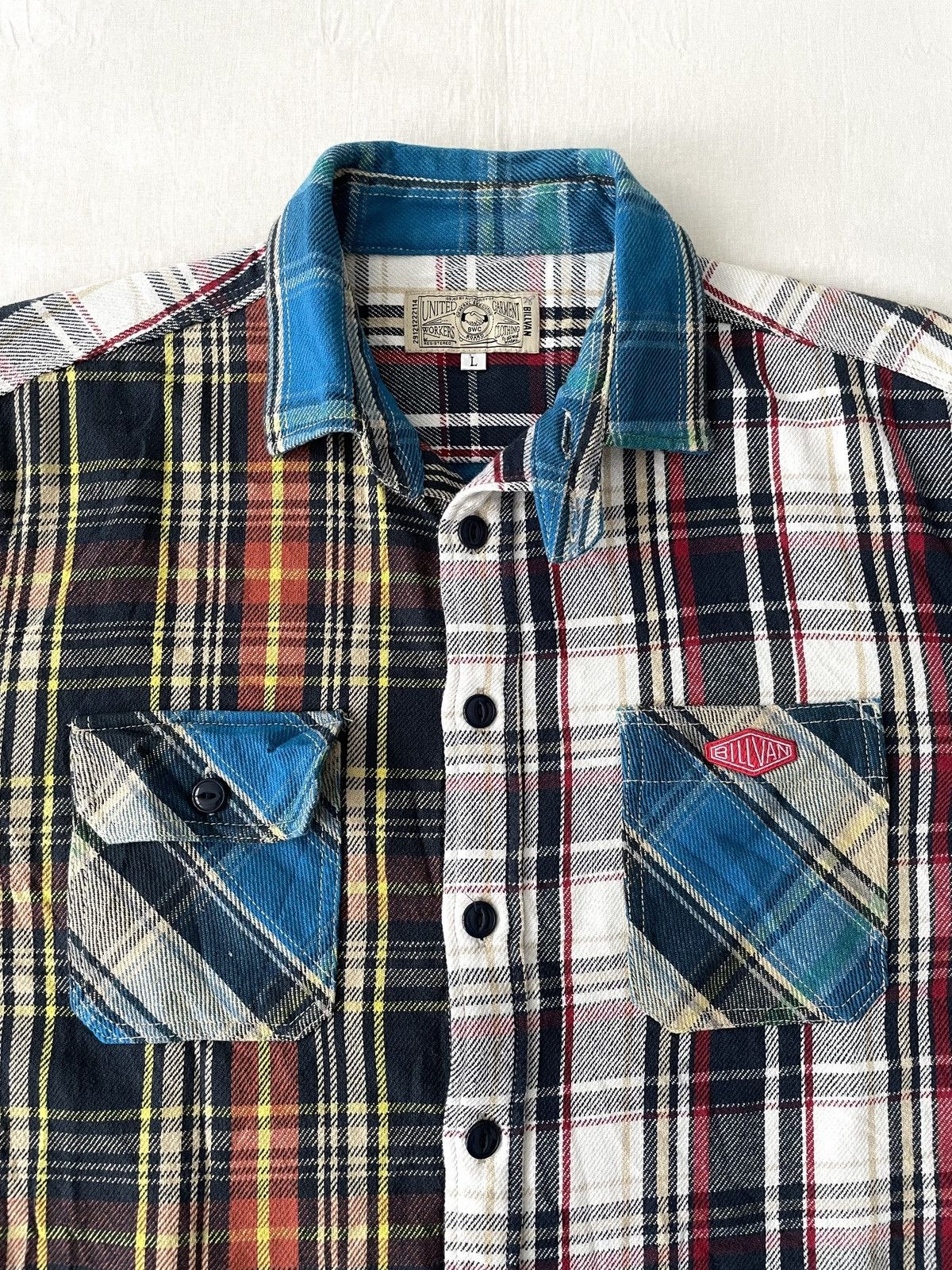 Toyo Enterprises Billvan Japan Heavy Cotton Flannel Shirts Workwear Style Size US M / EU 48-50 / 2 - 4 Thumbnail