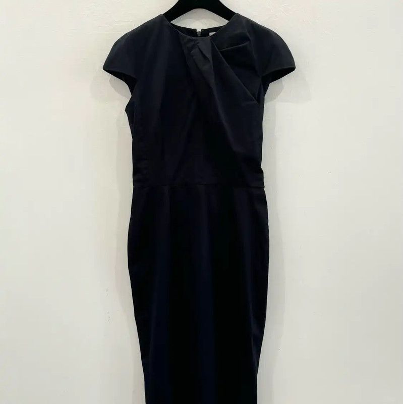 Dior Dior Black Cotton Dress - Size L 0089 Size L / US 10 / IT 46 - 1 Thumbnail