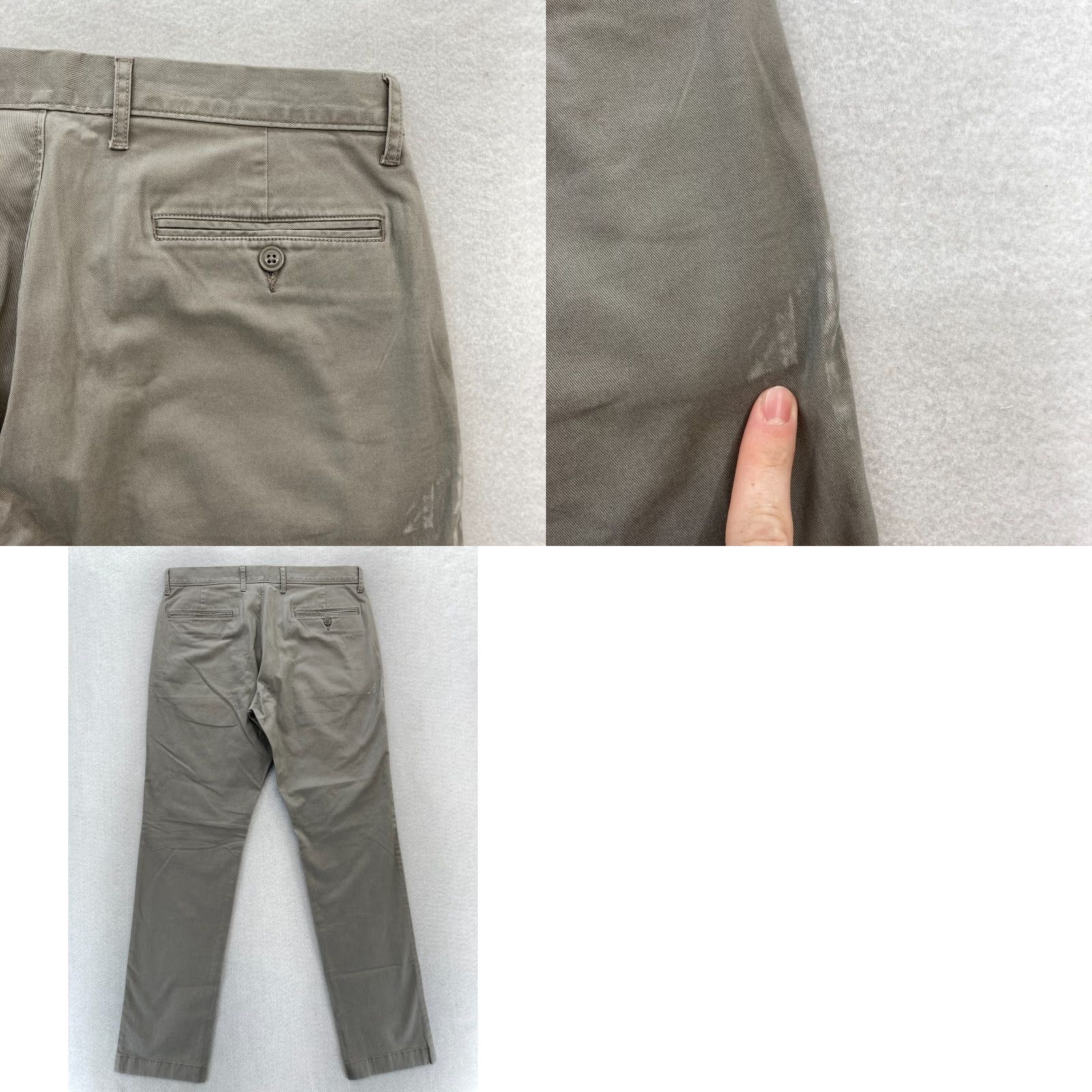 J.Crew J.Crew 770 Pants Mens 31x32 Slim Straight Leg Brown Stretch Fabric Chino Preppy Size US 31 - 10 Thumbnail