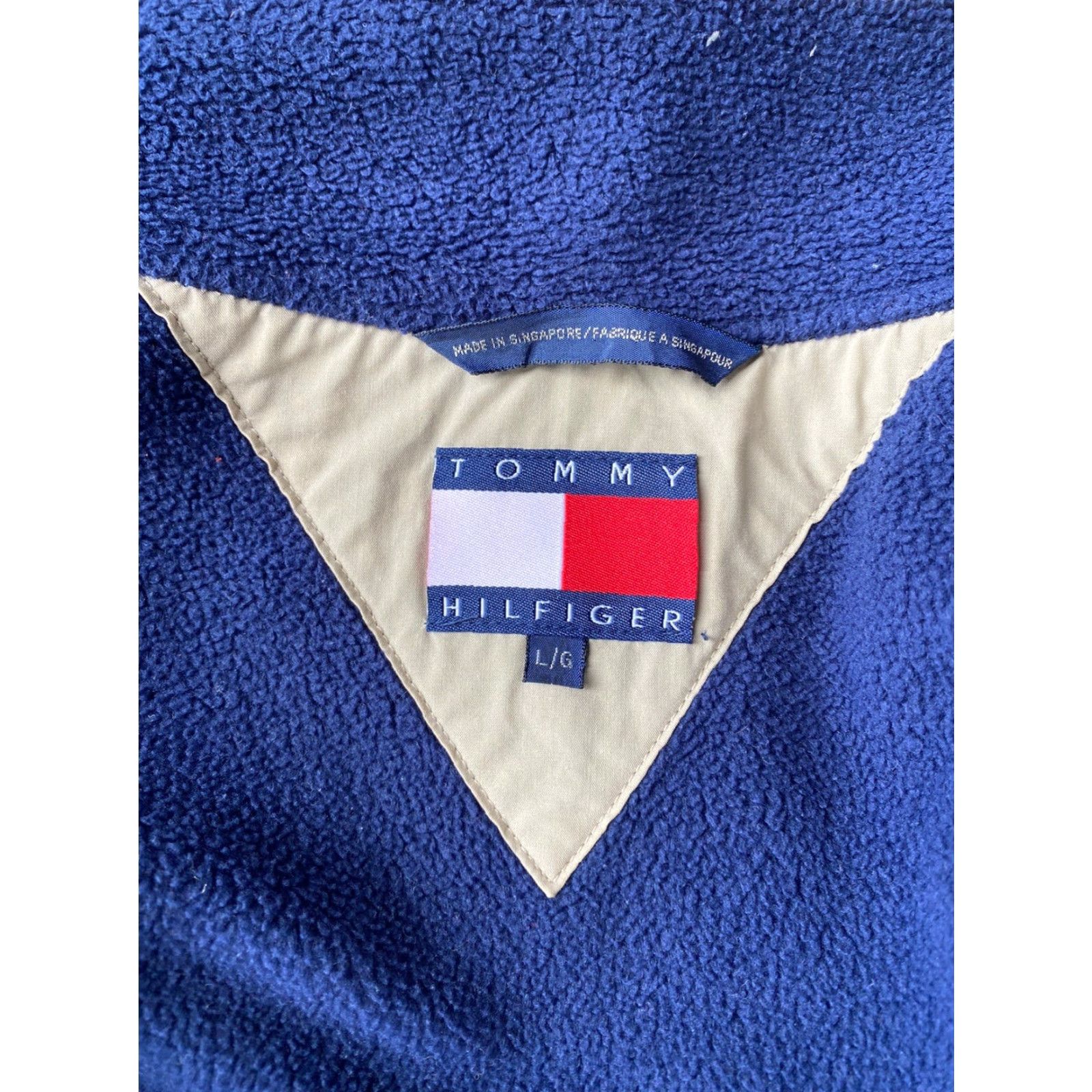Tommy Hilfiger VINTAGE Tommy Hilfiger Outdoors Windbreaker Chore Jacket Large Green L Size US L / EU 52-54 / 3 - 2 Thumbnail