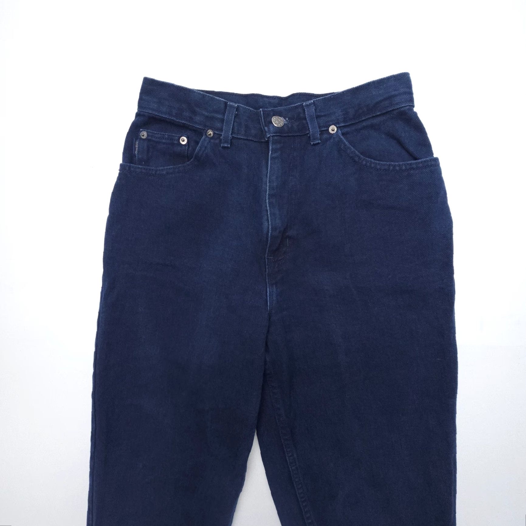 Vintage VINTAGE CHIC Jeans Women 8 High Rise Dark Wash Blue 90s Denim Mom Jeans Womens Size 30" / US 8 / IT 44 - 4 Thumbnail