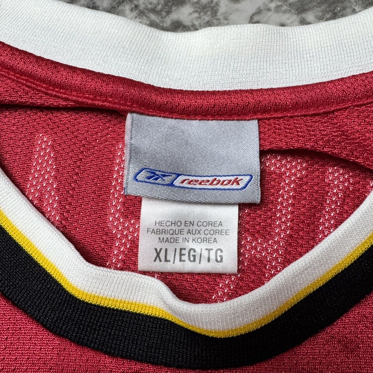 Reebok × Vintage Reebok Atlanta Hawks Shareef Abdur-Rahim Away Jersey Red Size US XL / EU 56 / 4 - 6 Thumbnail