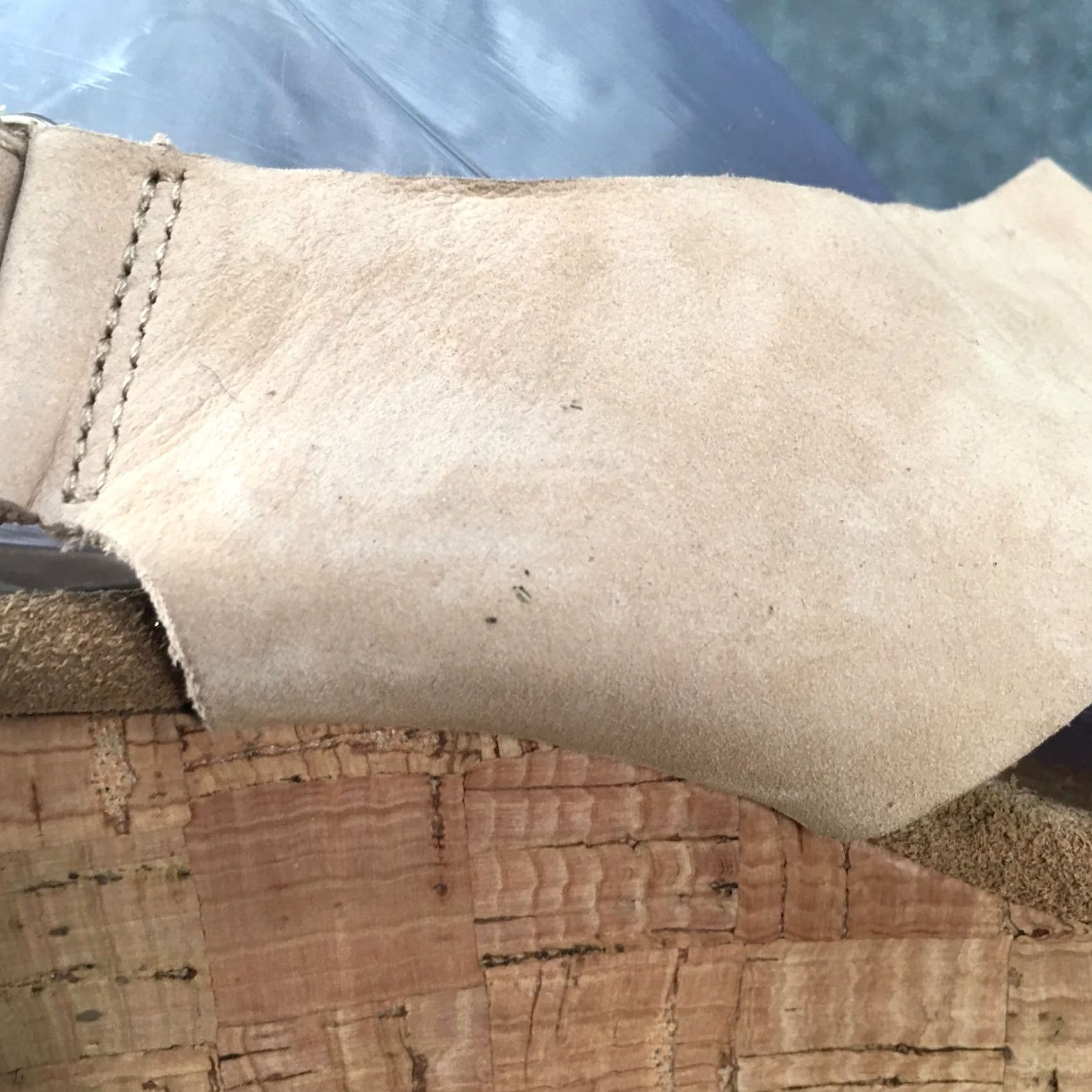 Clarks Clarks Artisan Sandals Womens 11M Beige Leather Strappy Wedge Cork Casual J21245 Size US 11 / IT 41 - 5 Thumbnail