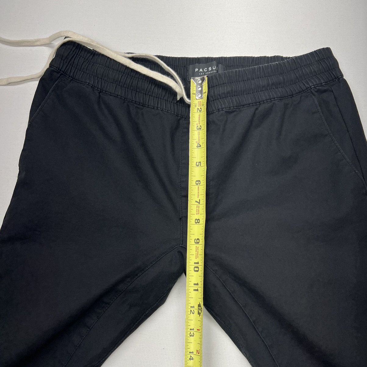 Pacsun Pacsun Pants Black Skinny Stacked Drawstring Ankle Zipper Size US 32 / EU 48 - 17 Thumbnail