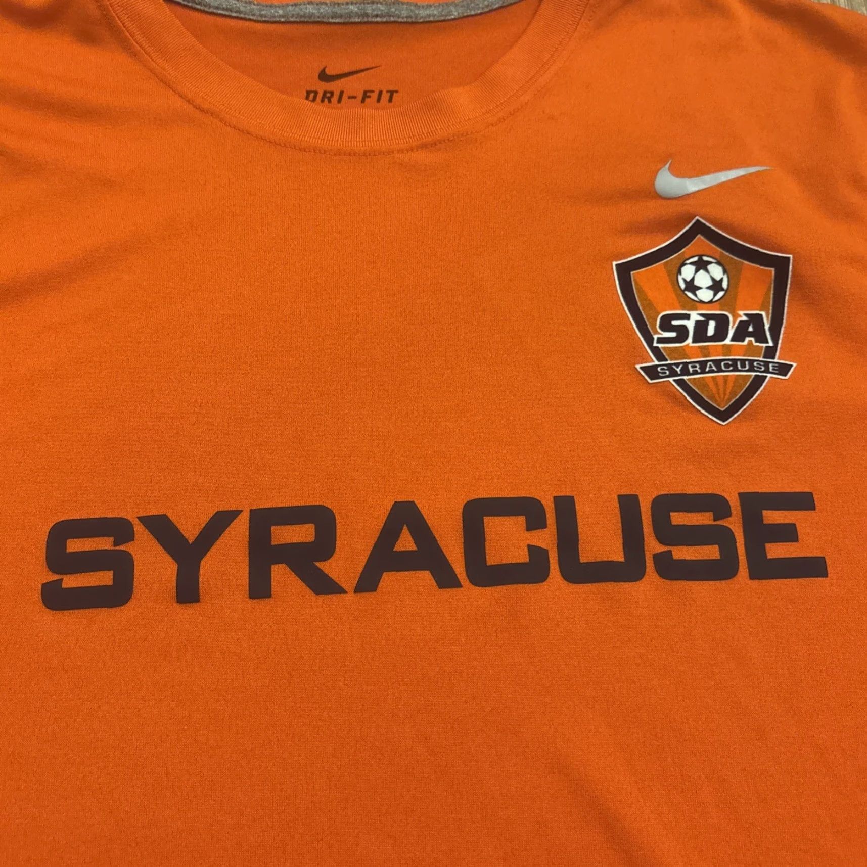 Nike Nike SDA Orange T-Shirt Men XL EUC Syracuse Development Academy Size US XL / EU 56 / 4 - 2 Thumbnail