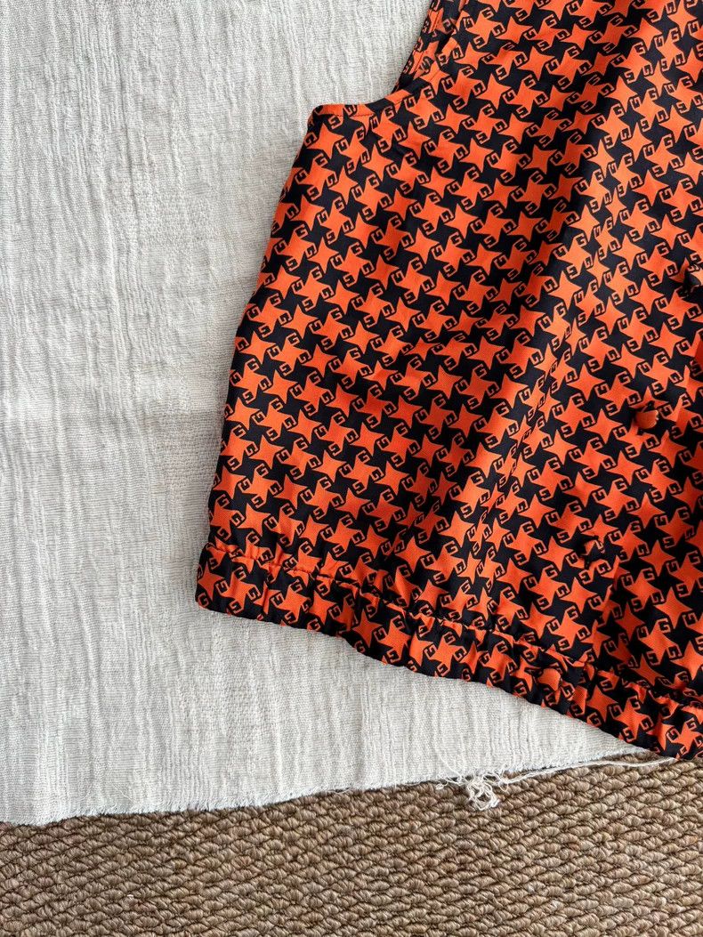 Gucci Gucci Double G mulberry silk thousand-bird check sleeveles Size S / US 4 / IT 40 - 4 Thumbnail
