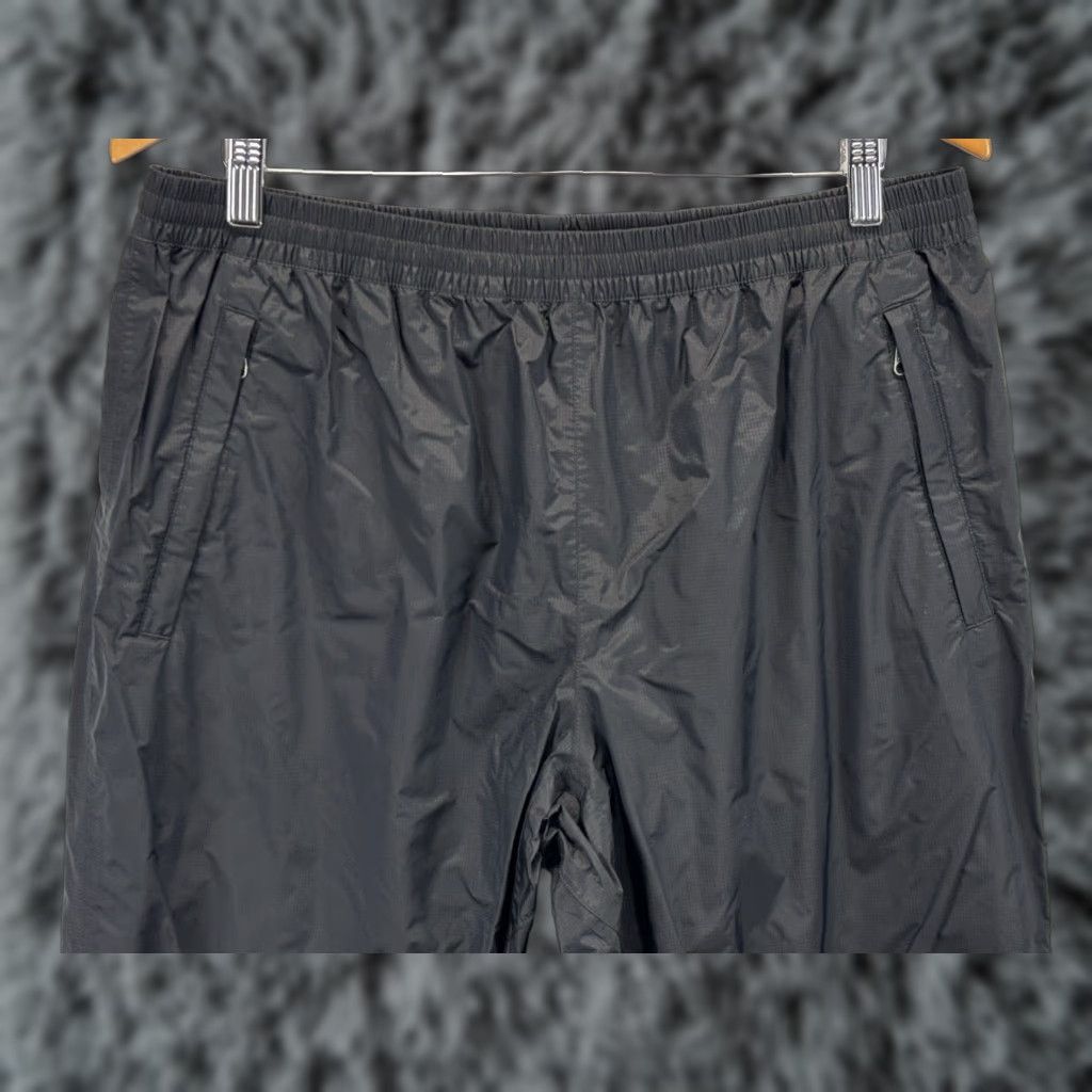 Marmot VINTAGE Marmot Rain Waterproof Pants Black Mens XL Short Nylon Elastic Waist Outdoors Size US 36 / EU 52 - 1 Thumbnail