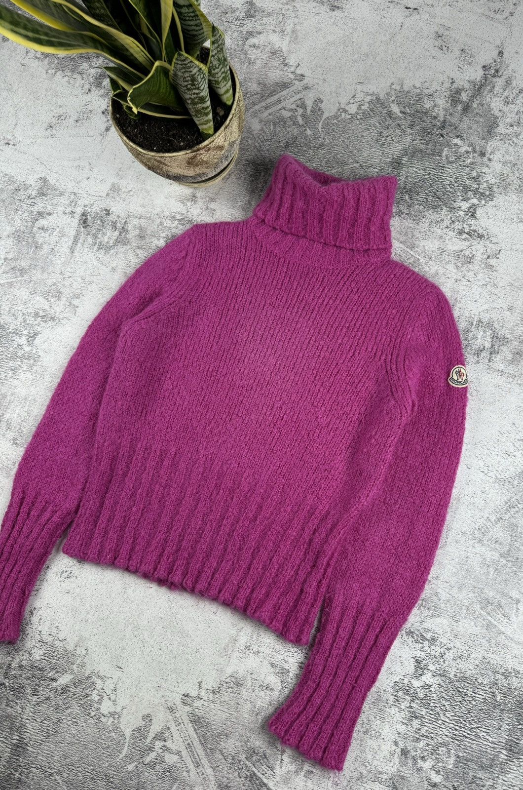 Moncler Moncler Mohair Wool Knited Turtleneck Women Sweater 90S Size M / US 6-8 / IT 42-44 - 3 Thumbnail