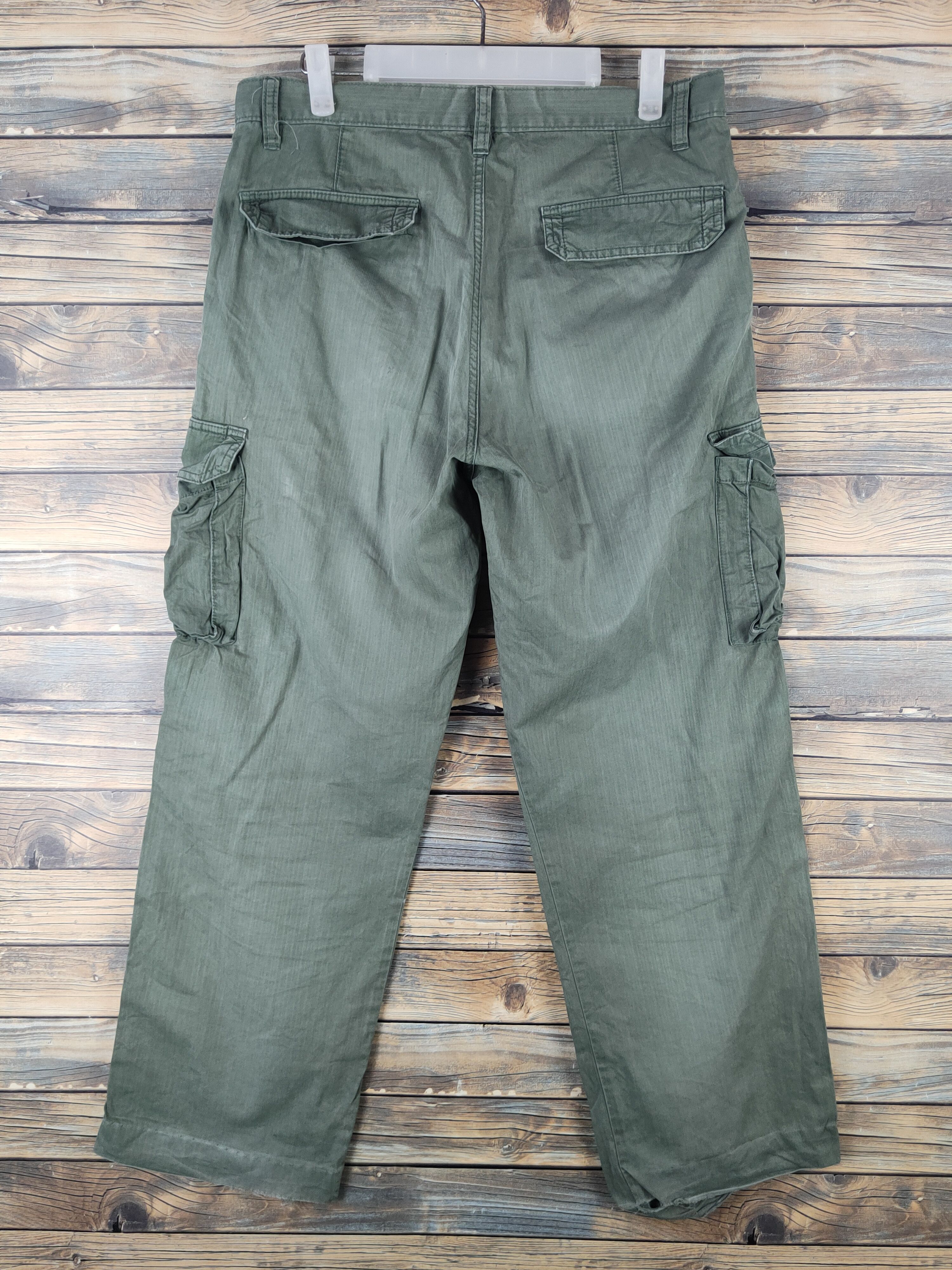Japanese Brand DL Uniqlo Green Multipocket Cargo Pants #2622 Size US 34 / EU 50 - 7 Thumbnail