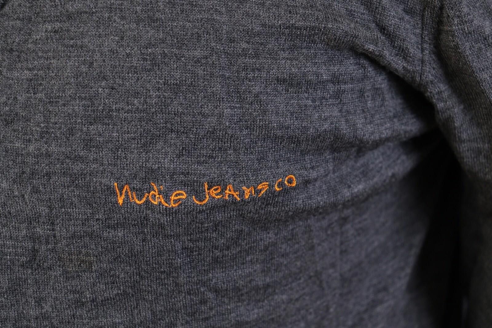Nudie Jeans Nudie Jeans Co Gray V-Neck Cardigan Sweater Size L Size US L / EU 52-54 / 3 - 4 Thumbnail