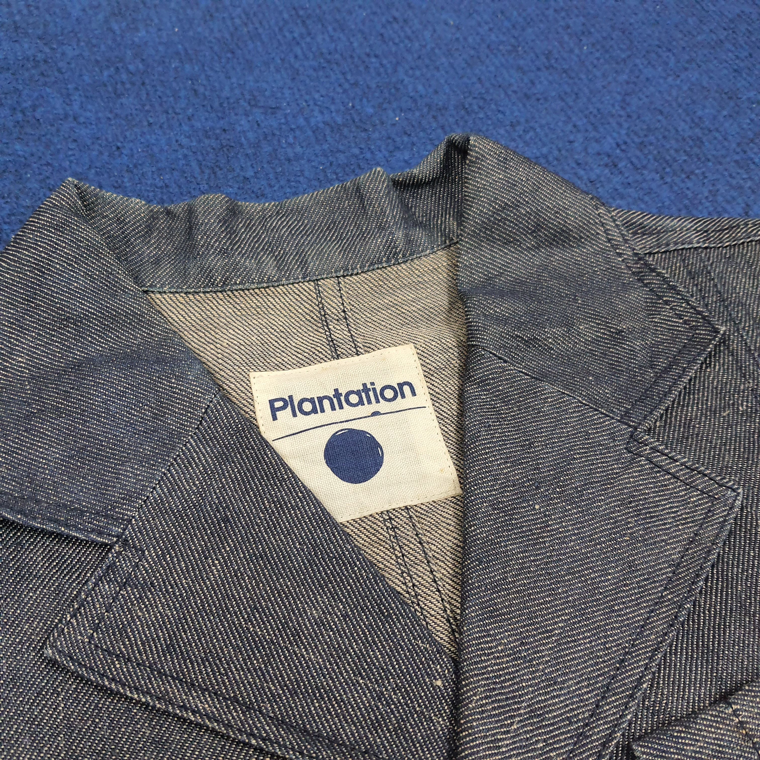 Issey Miyake × Japanese Brand × Vintage Vintage Plantation by Issey Miyake Japan Design Denim Blazer Size US S / EU 44-46 / 1 - 4 Thumbnail