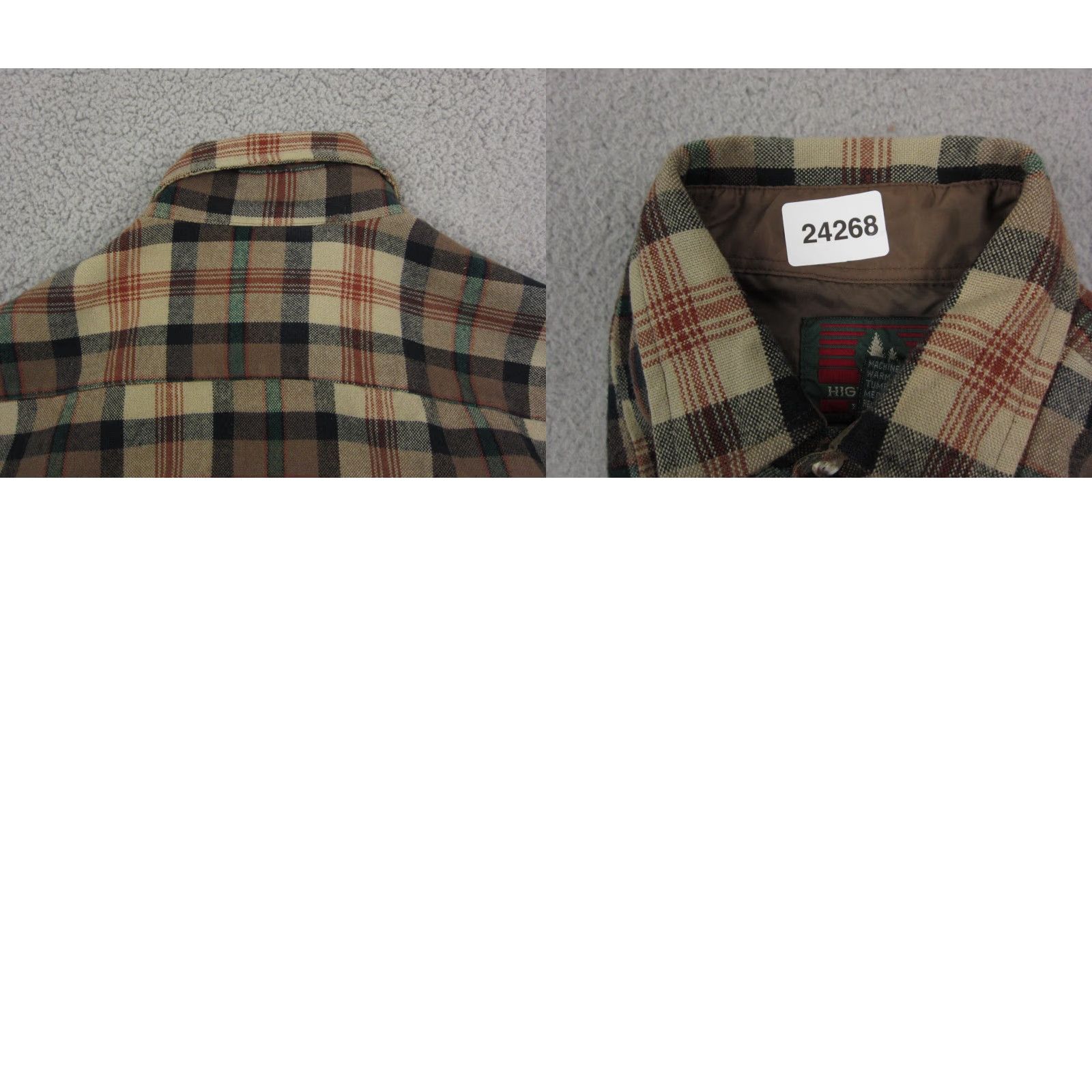 Thrasher Vintage Mervyns Shirt Mens M Brown Flannel Knit Casual 80s Cobain Button-Up Collared Long Sleeve Plaid Size US M / EU 48-50 / 2 - 10 Thumbnail