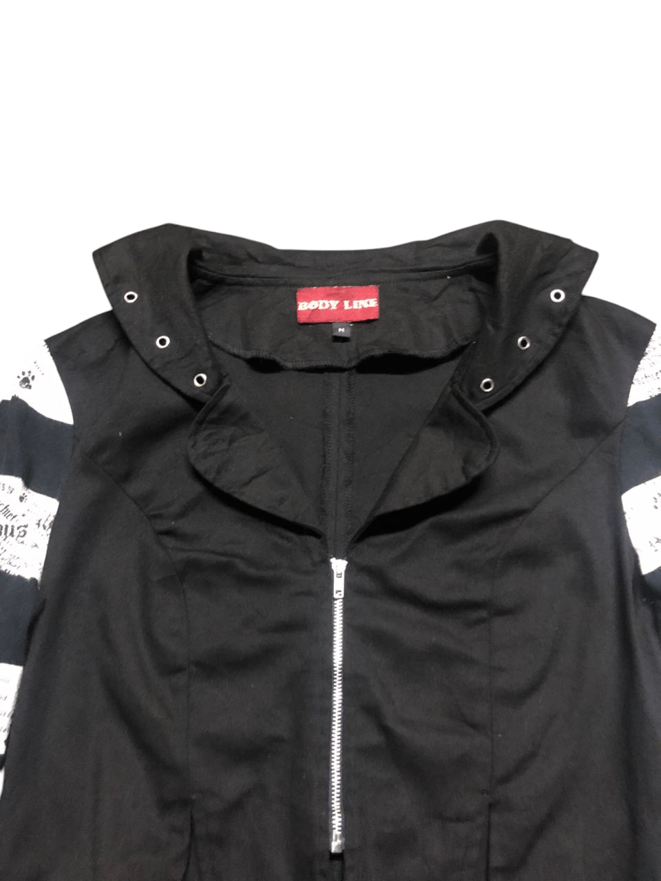 If Six Was Nine Body Line Japan Stripes Black With Cross Punk Jacket Size US S / EU 44-46 / 1 - 4 Thumbnail
