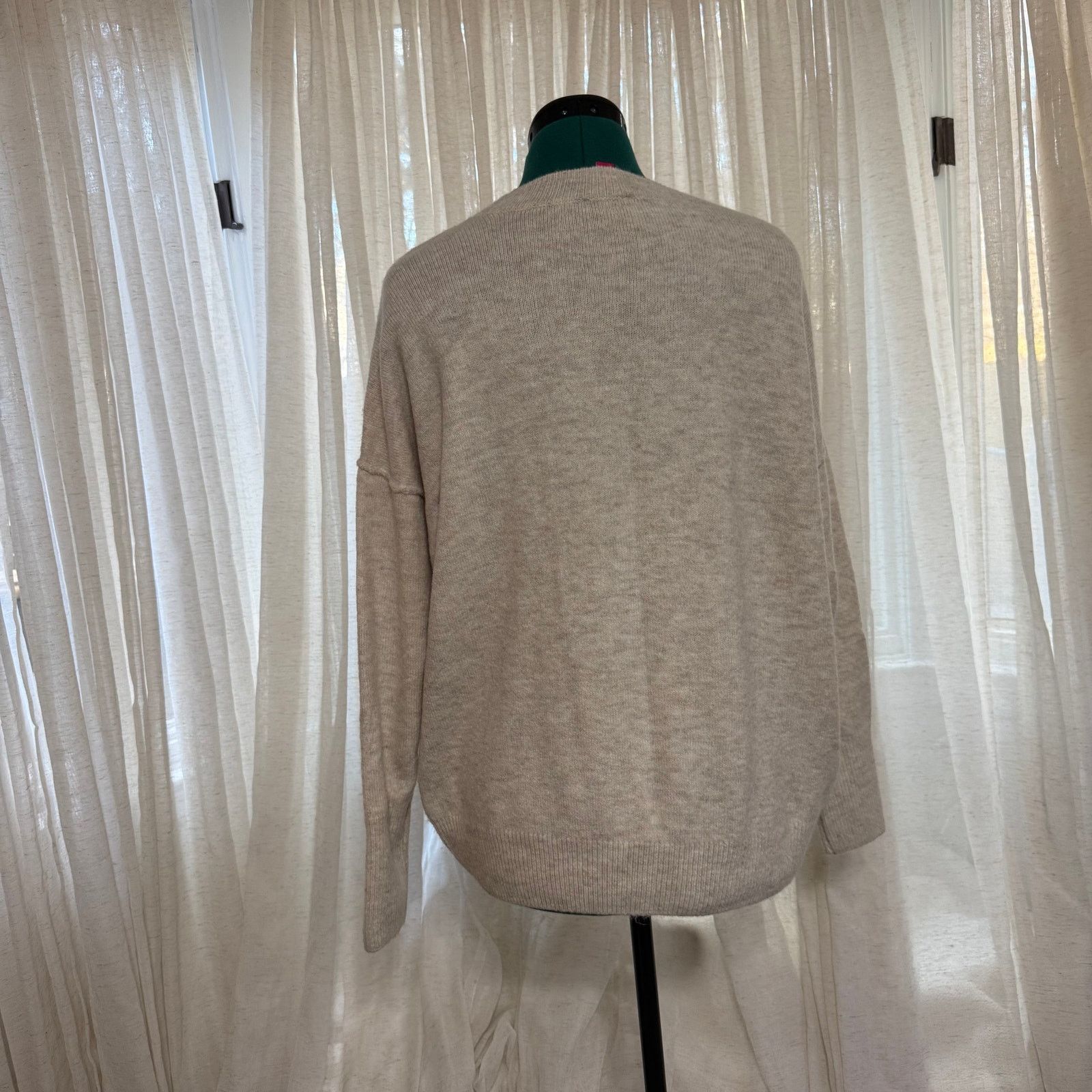 Vince Camuto Vince Camuto Oversized Beige Sweater | Sz S Size S / US 4 / IT 40 - 5 Thumbnail