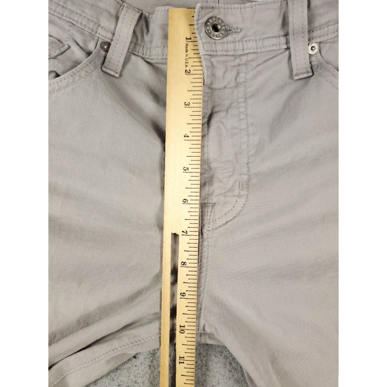 Vintage AG Adriano Goldschmied Mens Beige Slim Straight Leg Jeans 36x29 Size US 36 / EU 52 - 3 Thumbnail