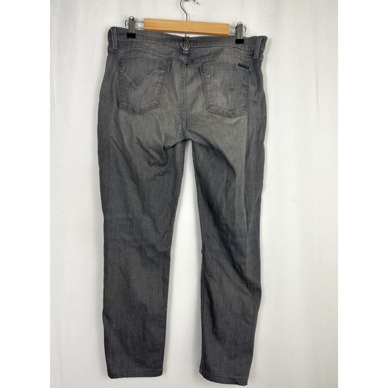 Hudson Hudson Jeans Womens 30 Super Skinny Krista Gain Gray Denim 34x27 Size 30" / US 8 / IT 44 - 7 Thumbnail