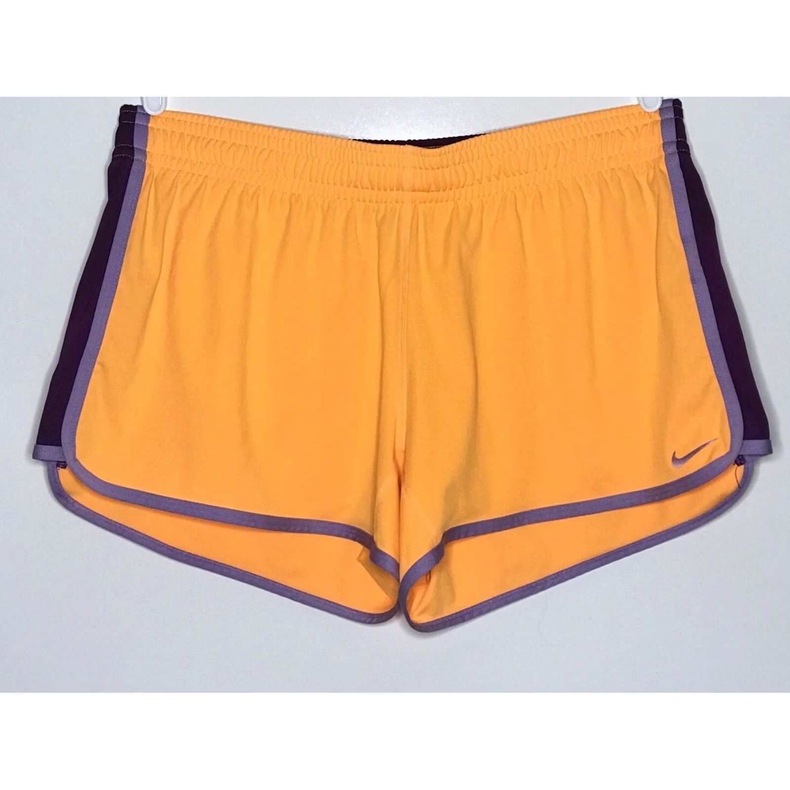 Nike Nike Shorts Large Orange Purple Athletic Running Gym Women's Size 36" / US 14 / IT 50 - 3 Thumbnail